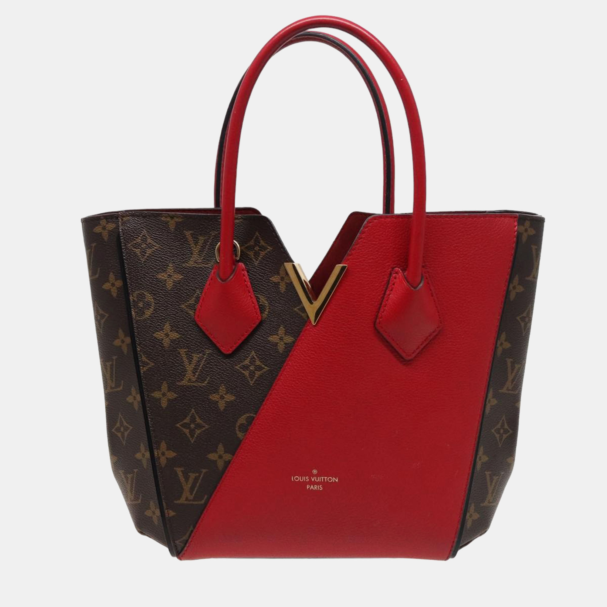 

Louis Vuitton Red Monogram Canvas Kimono Tote Bag, Brown