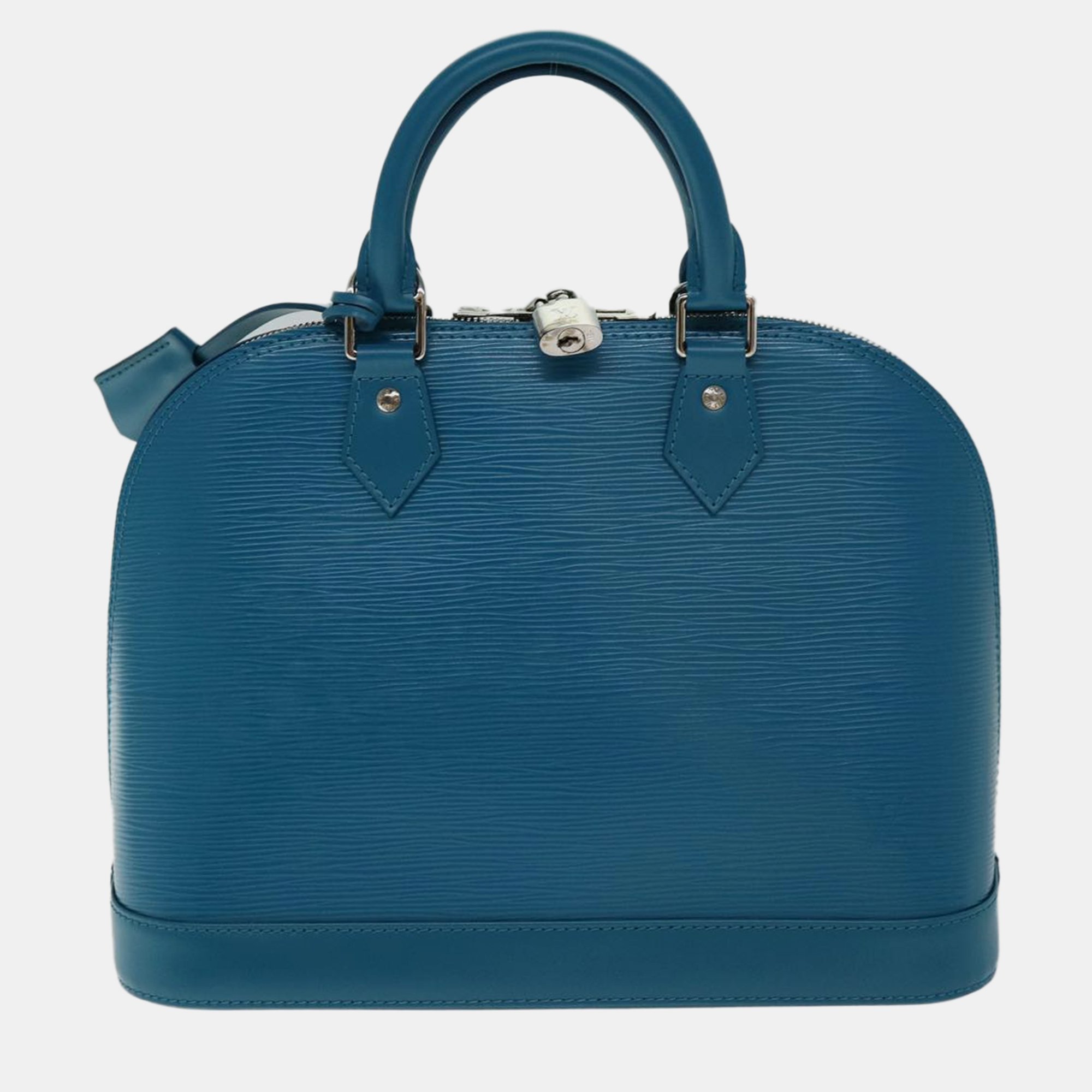 

Louis Vuitton Blue Epi Leather Alma PM Satchel