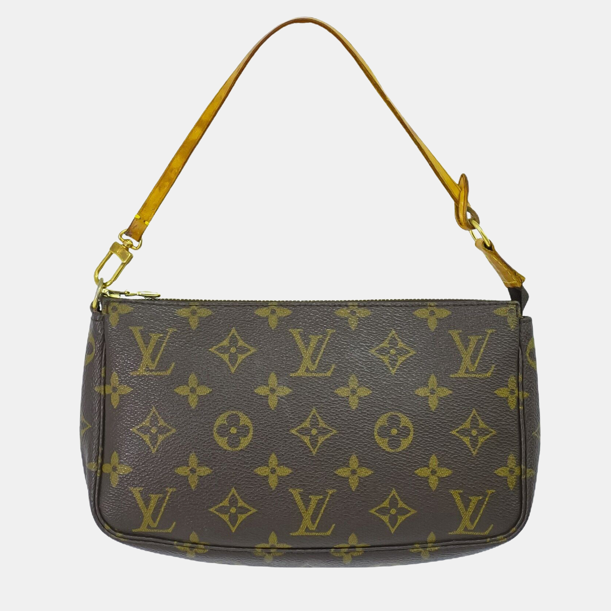 

Louis Vuitton Brown Monogram Canvas Pochette Accessoires Clutch Bag