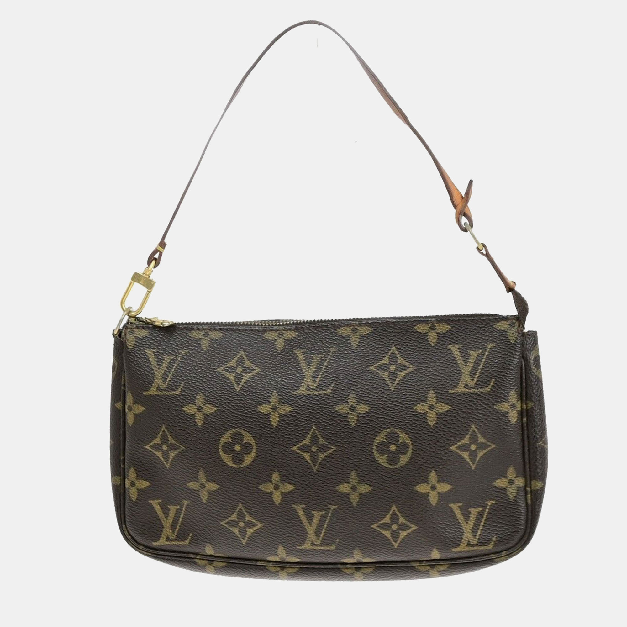 

Louis Vuitton Brown Monogram Canvas Pochette Accessoires Clutch Bag