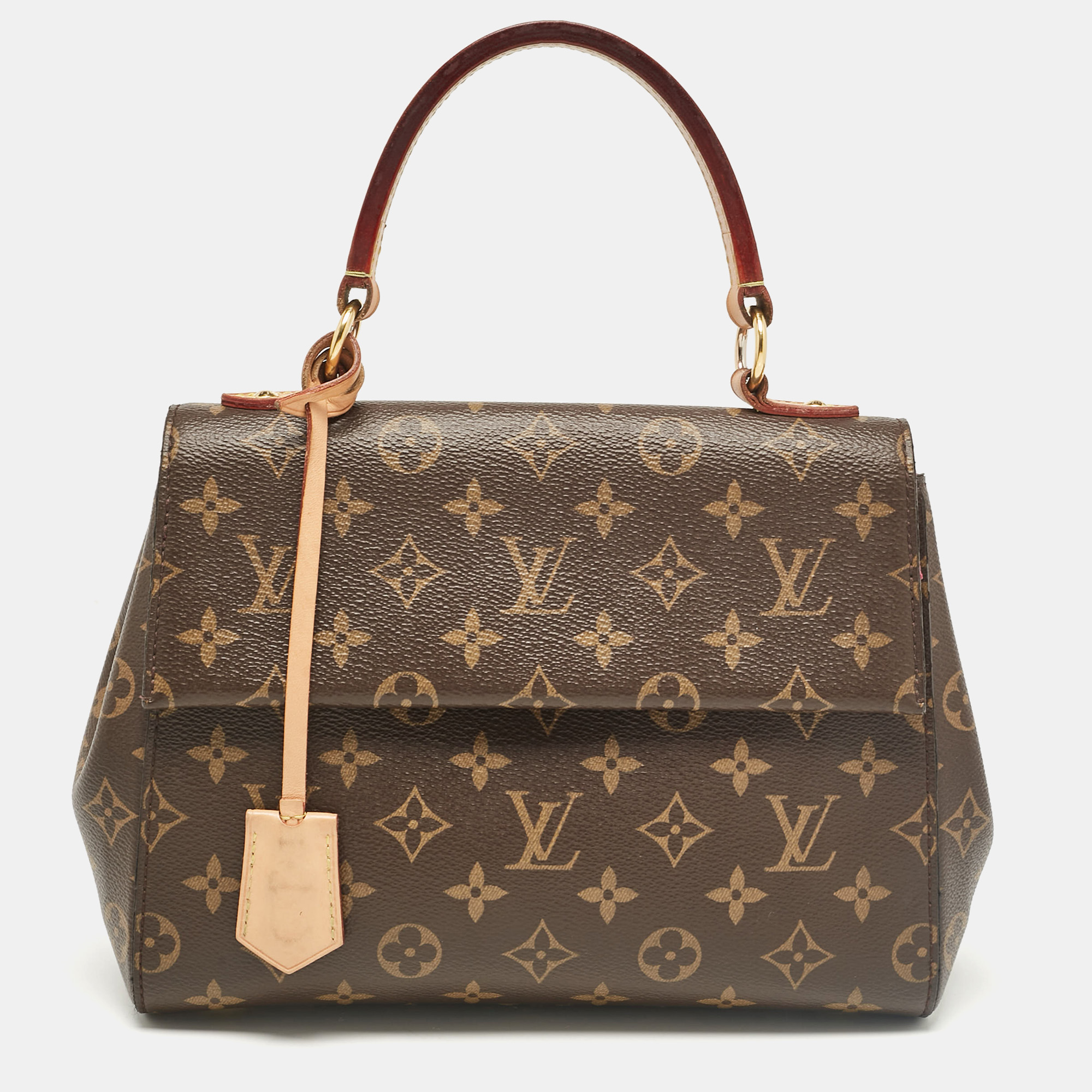 

Louis Vuitton Monogram Canvas Cluny BB Bag, Brown