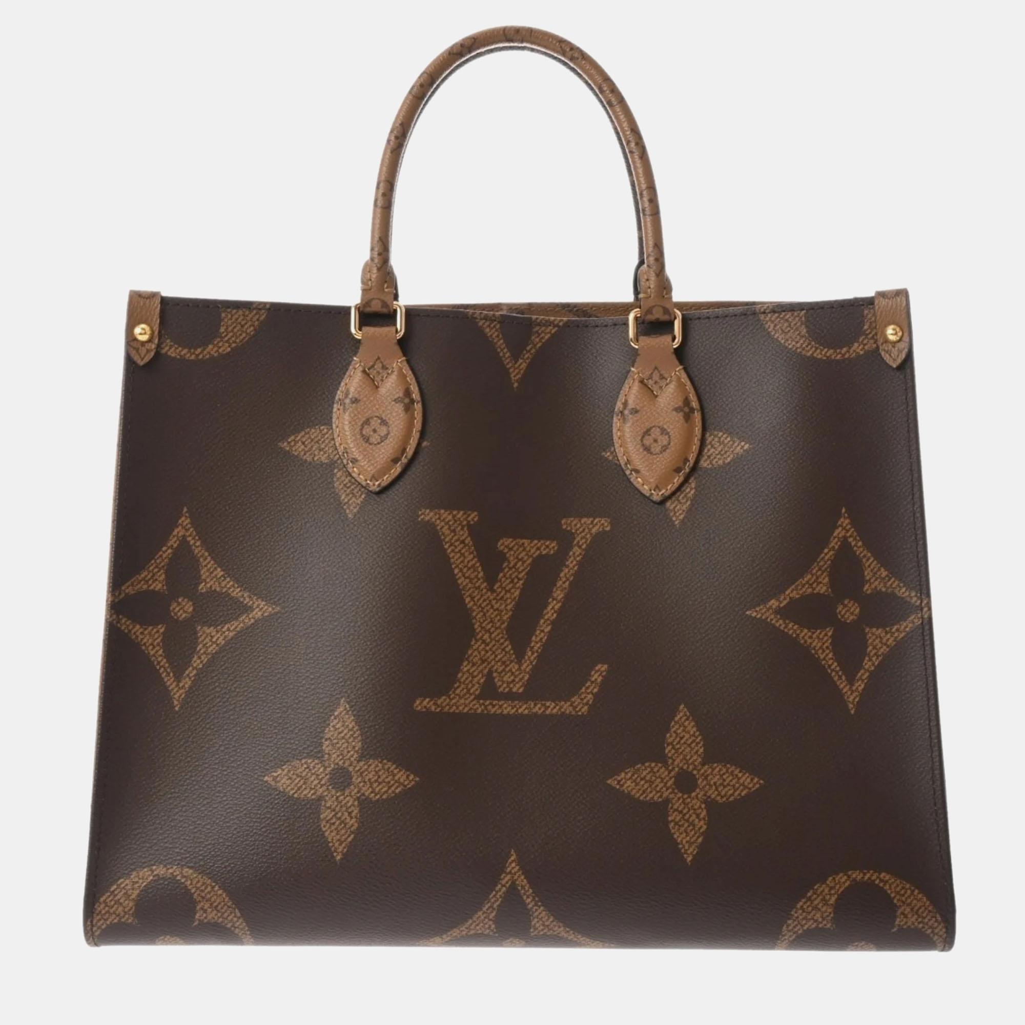 

Louis Vuitton Brown Canvas MM Onthego Tote Bag