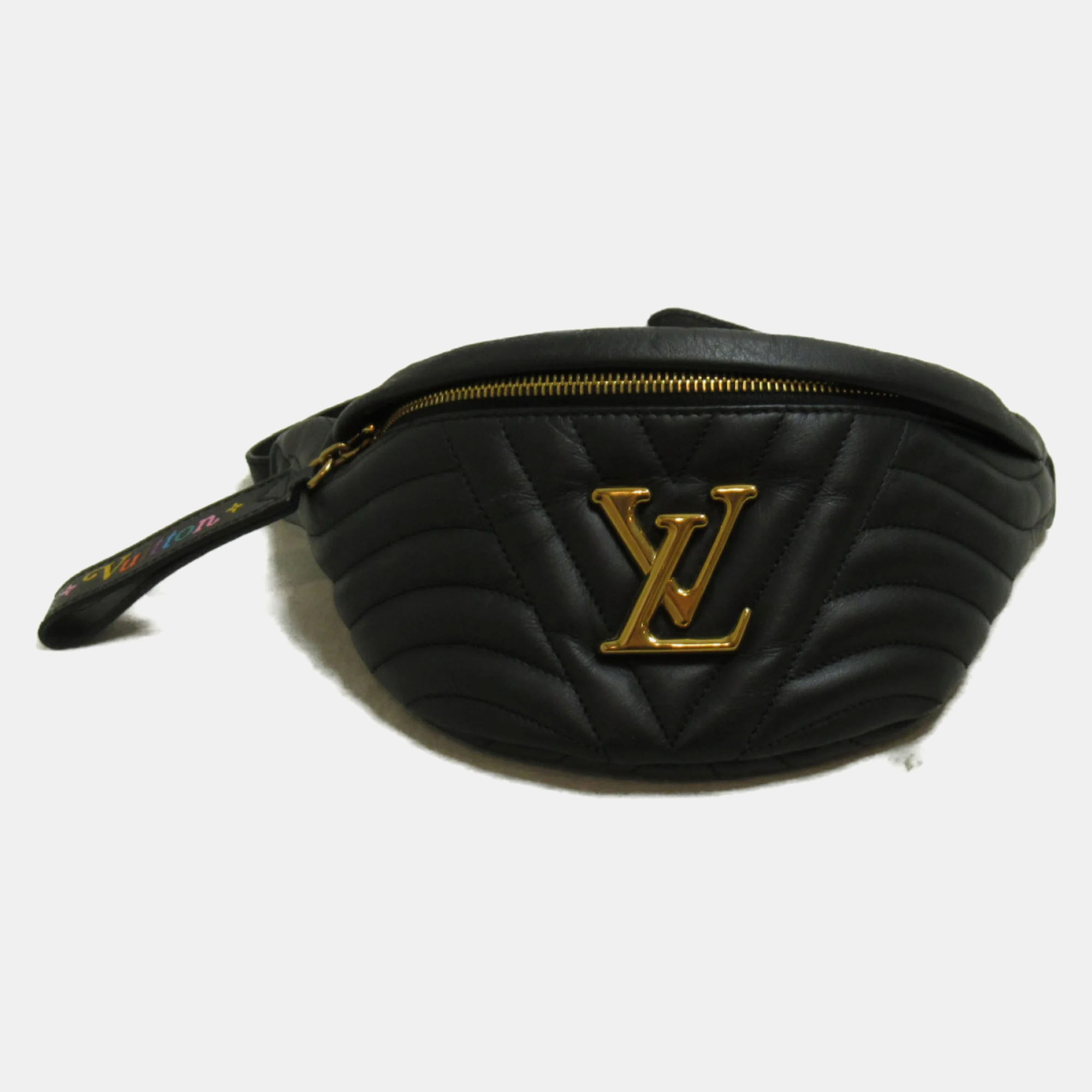 

Louis Vuitton Black Quilted Leather New Wave Bumbag