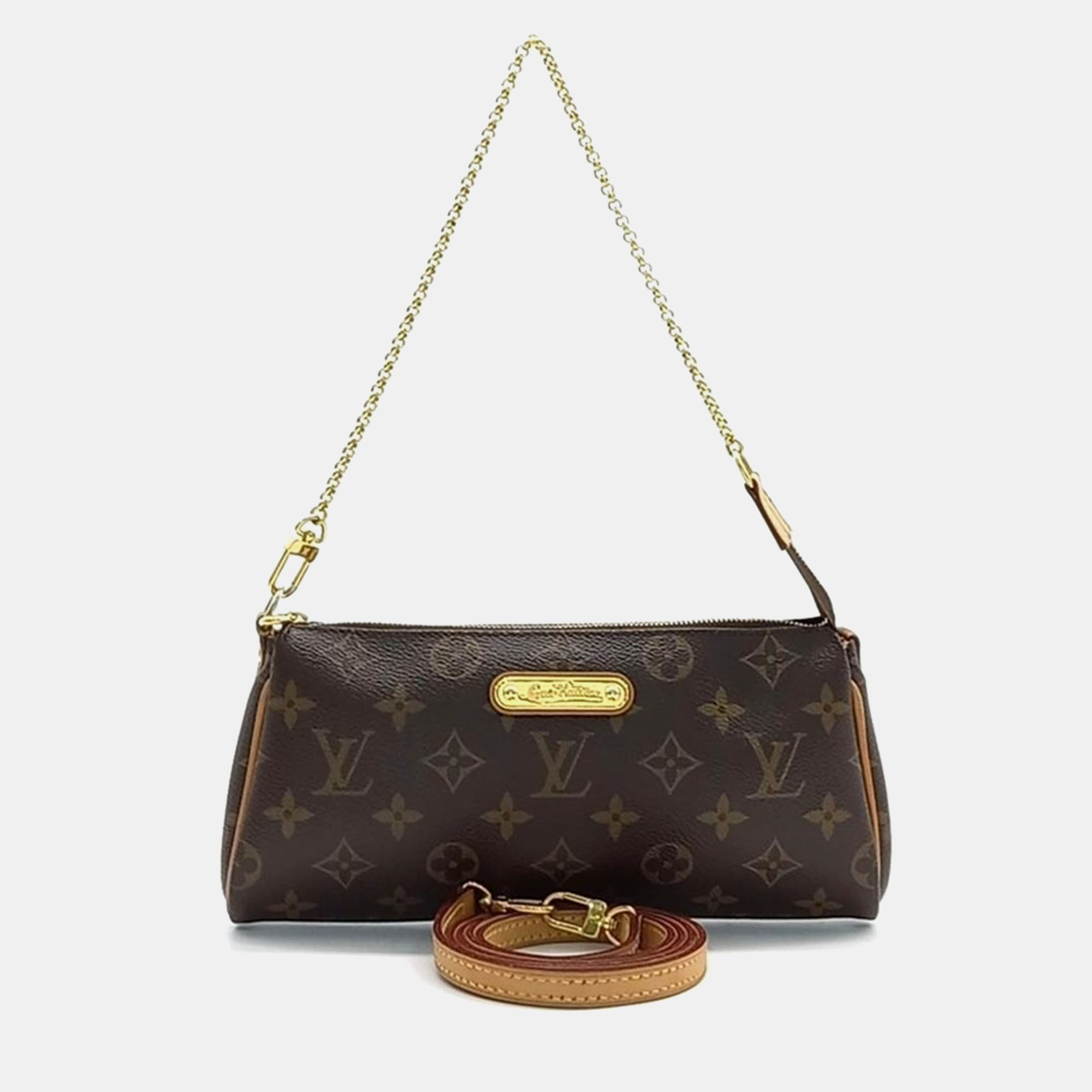 

Louis Vuitton Monogram Eva Clutch, Brown