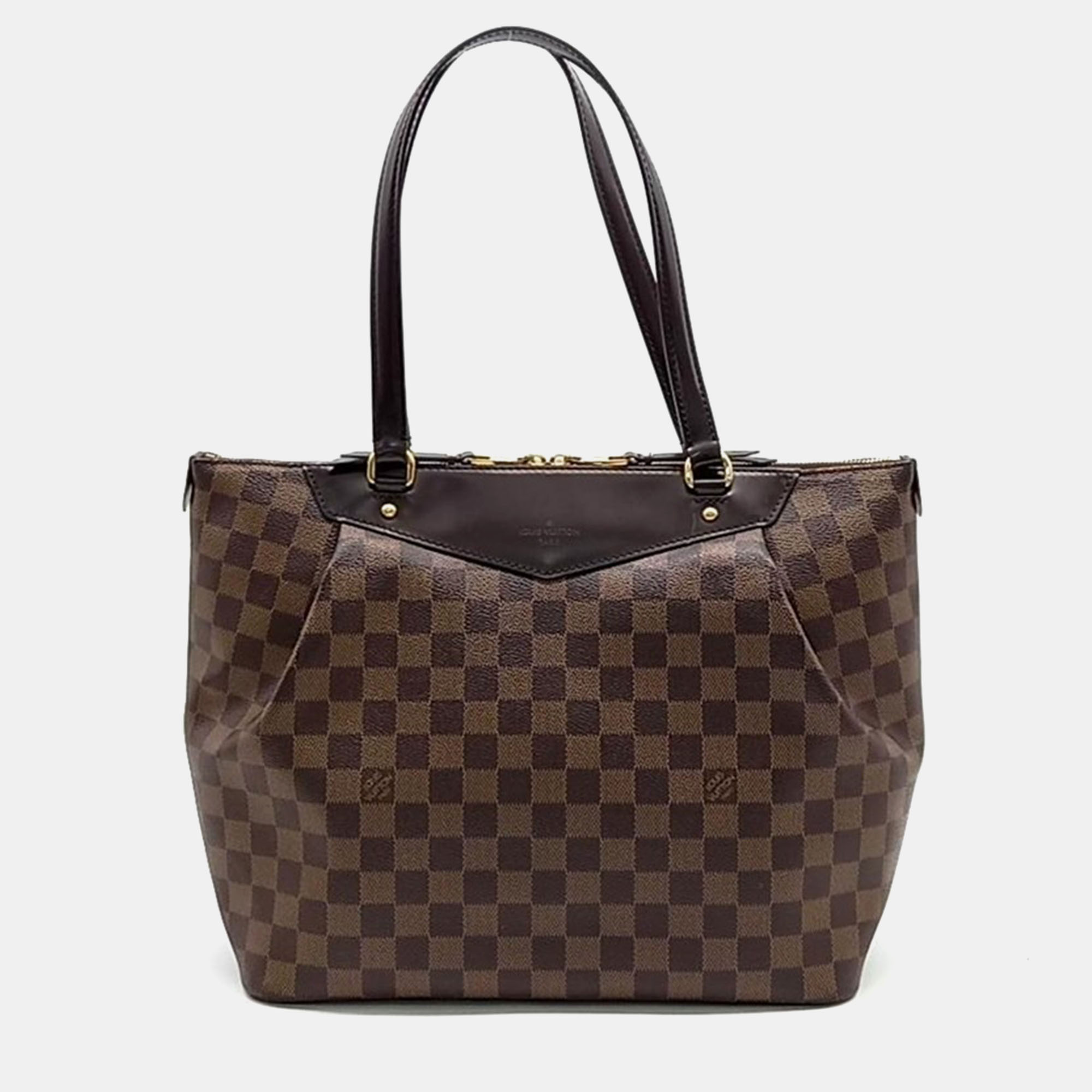 Pre-owned Louis Vuitton Damier Westminster Gm Bag In Brown