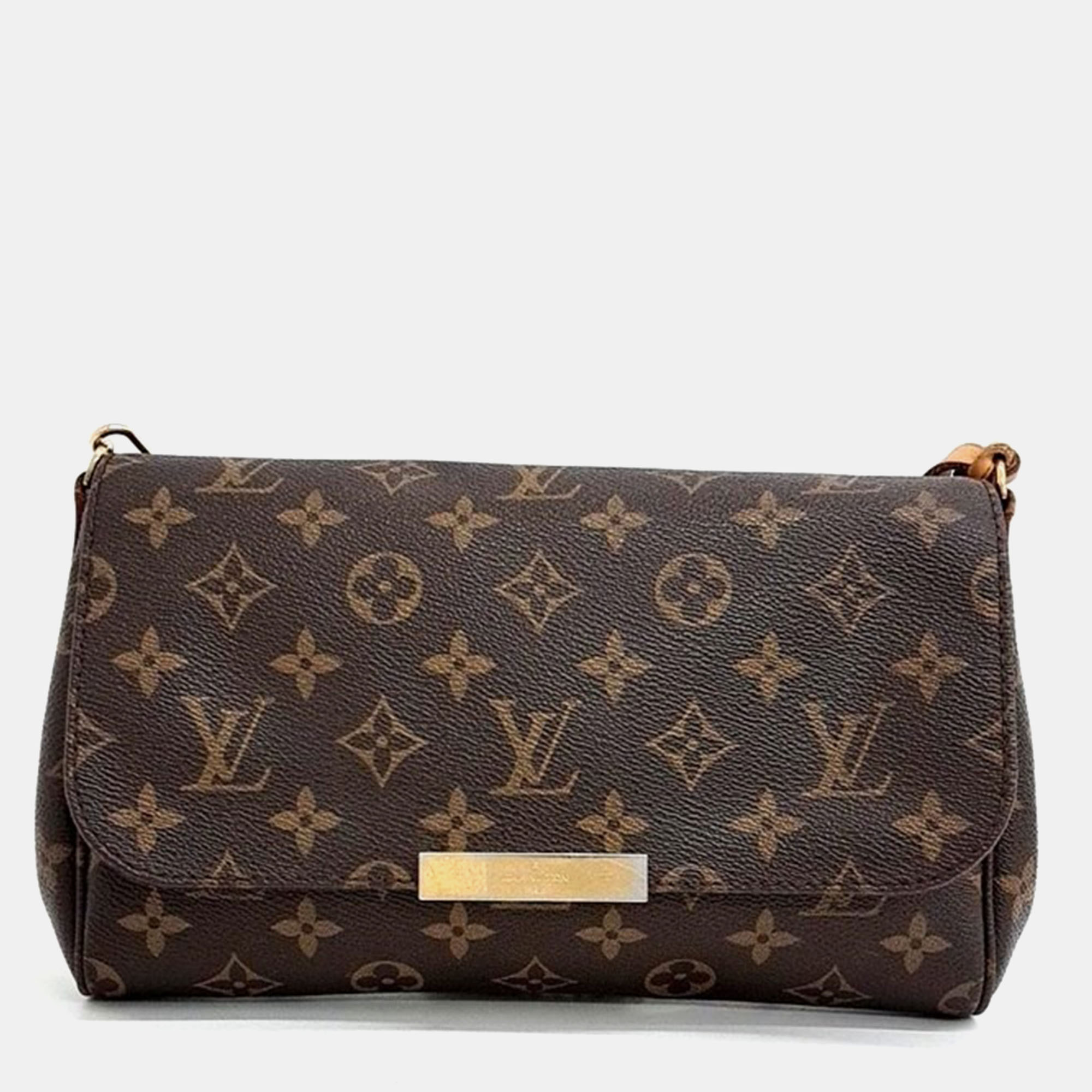 

Louis Vuitton Monogram Favorite MM Bag, Brown