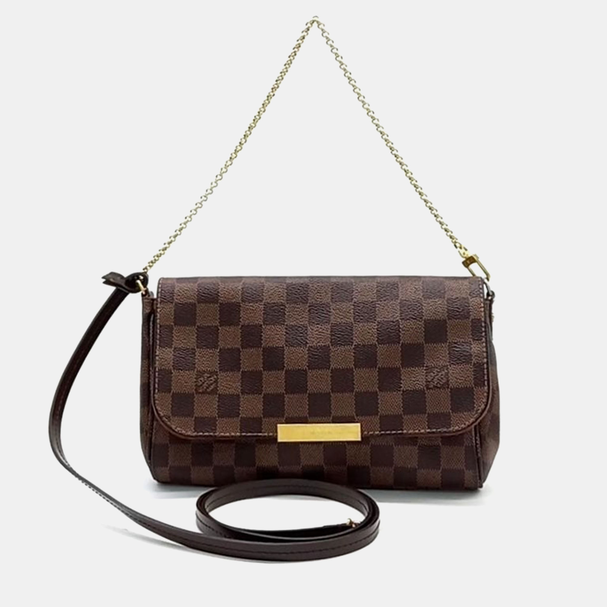 

Louis Vuitton Damier Favorite MM Bag, Brown