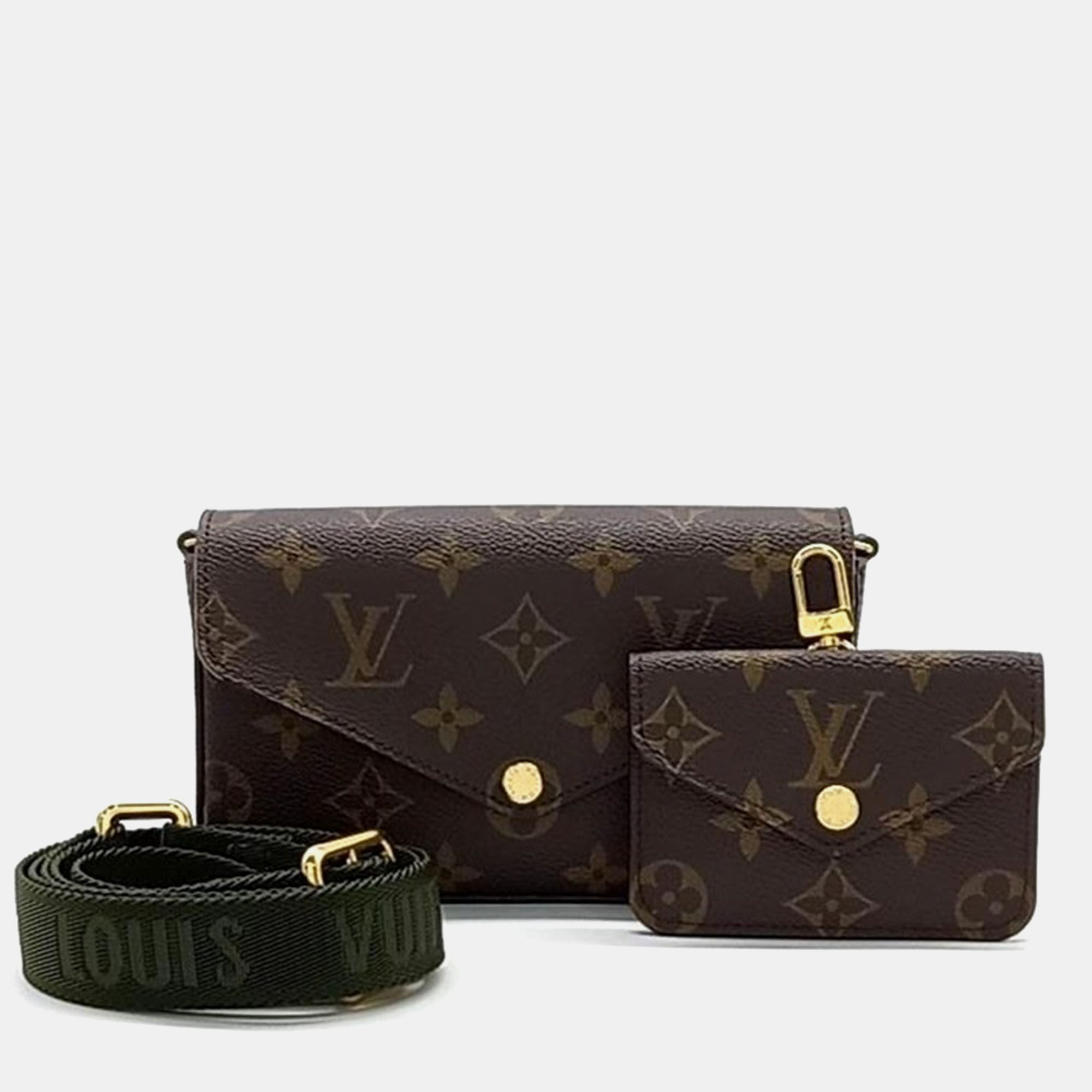 

Louis Vuitton Felicie Strap&Go bag, Brown