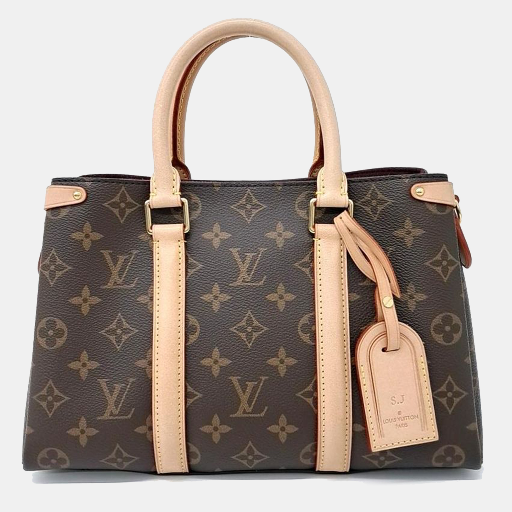 Pre-owned Louis Vuitton Monogram Souplo Bb Bag In Brown