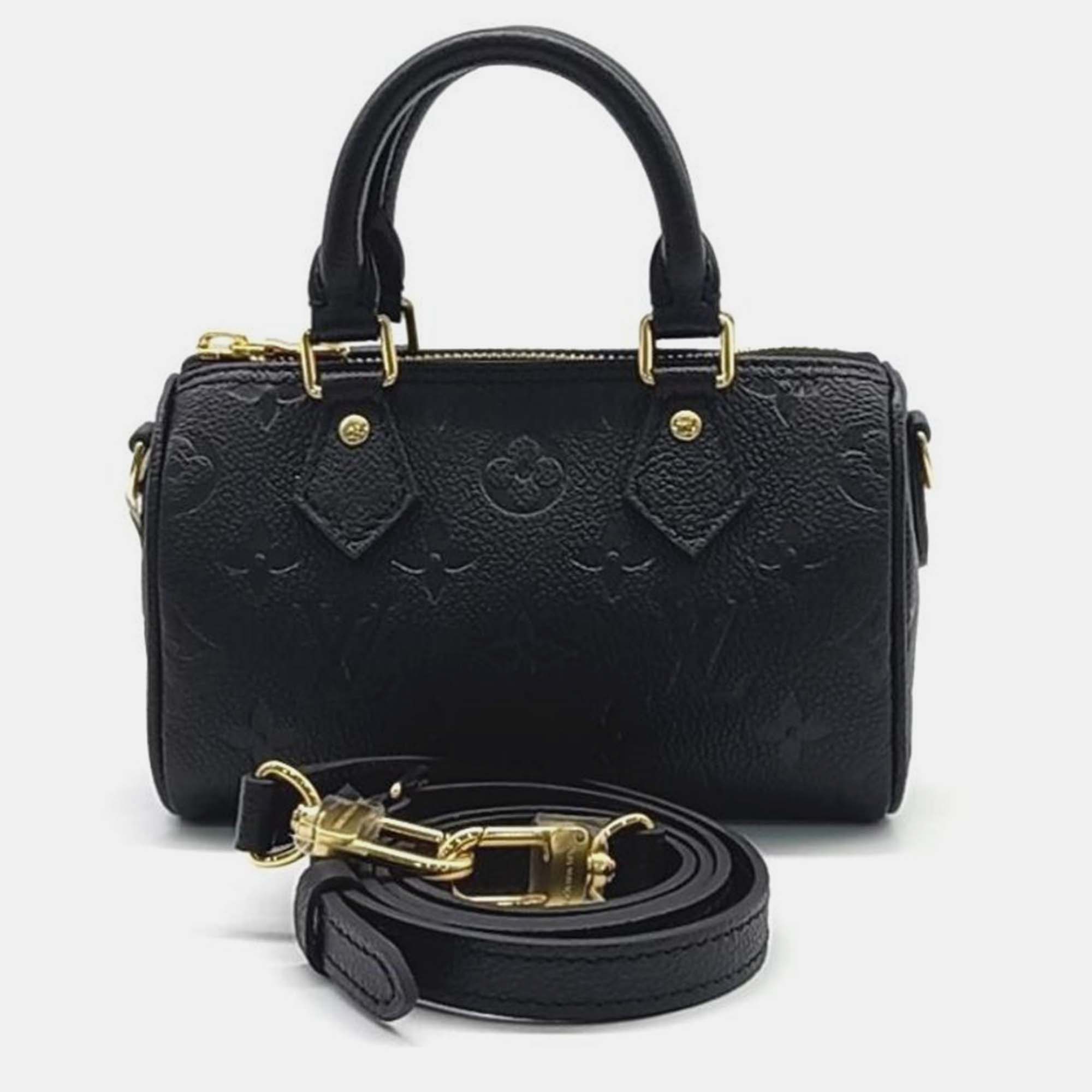 

Louis Vuitton Empreinte Nano Speedy bag, Black