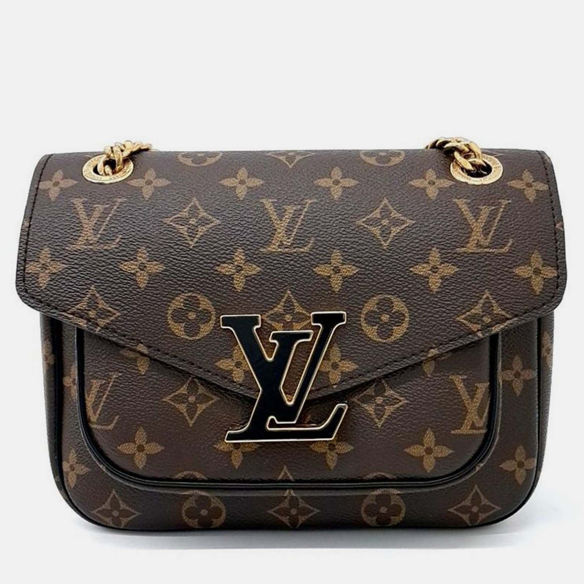 

Louis Vuitton Monogram Pasi bag, Brown
