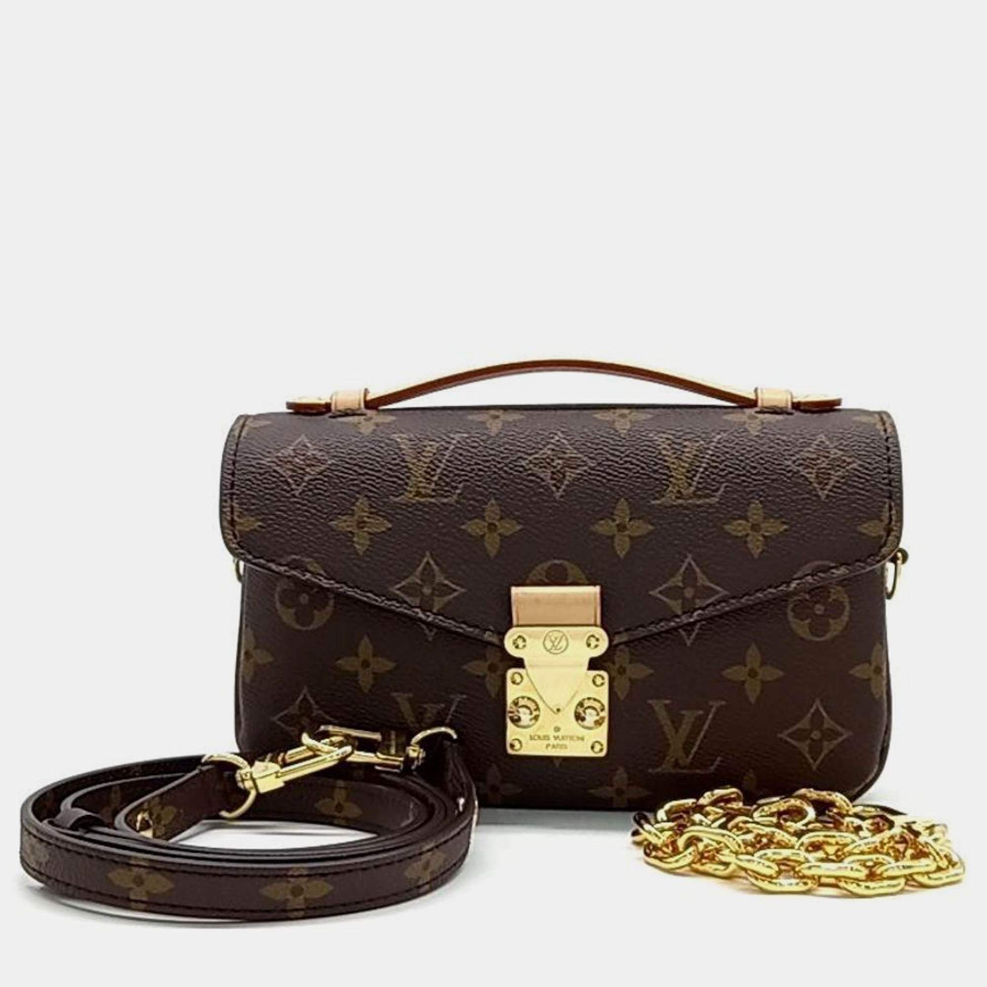 

Louis Vuitton Pochette Metis East West bag, Brown