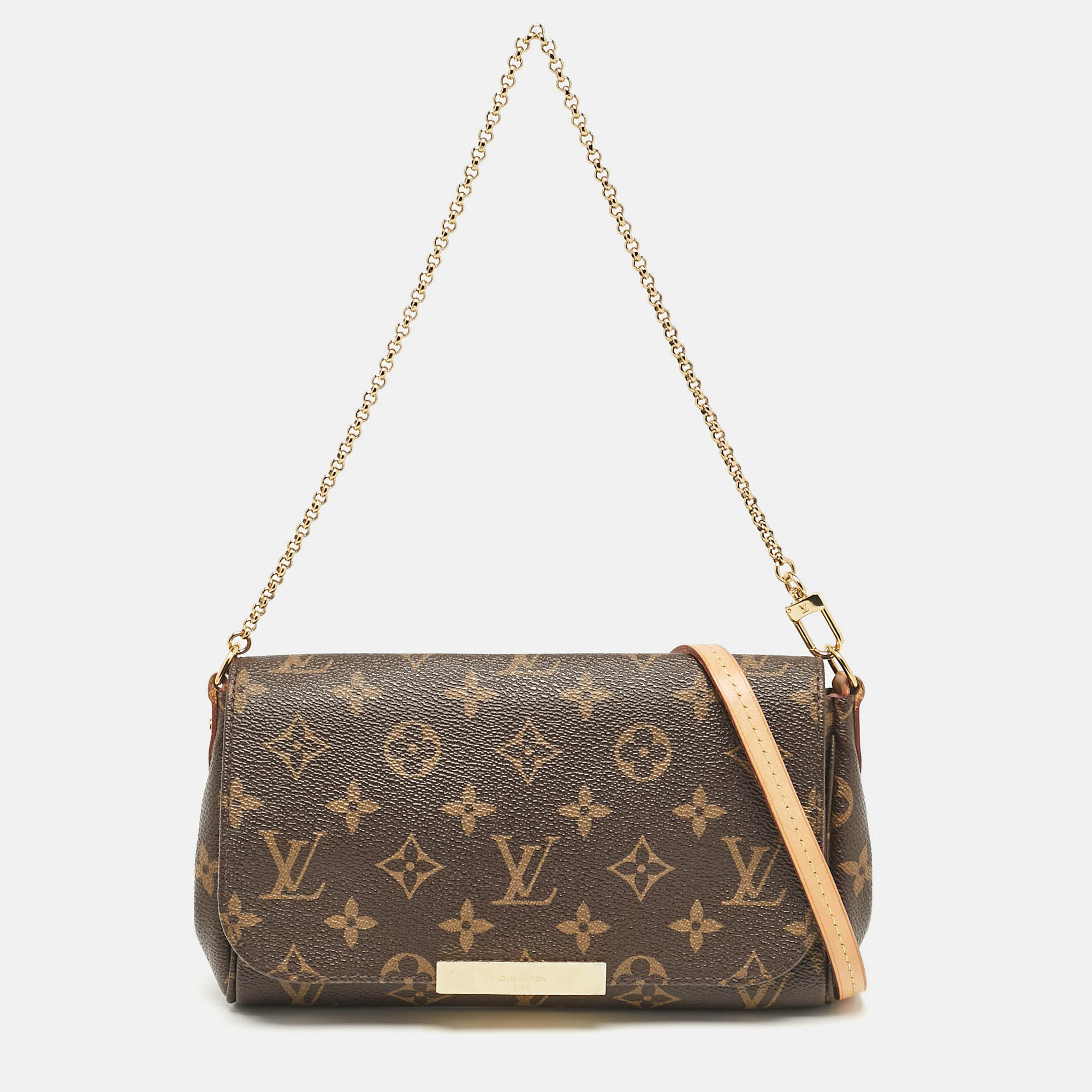 

Louis Vuitton Monogram Canvas Favorite PM Bag, Brown