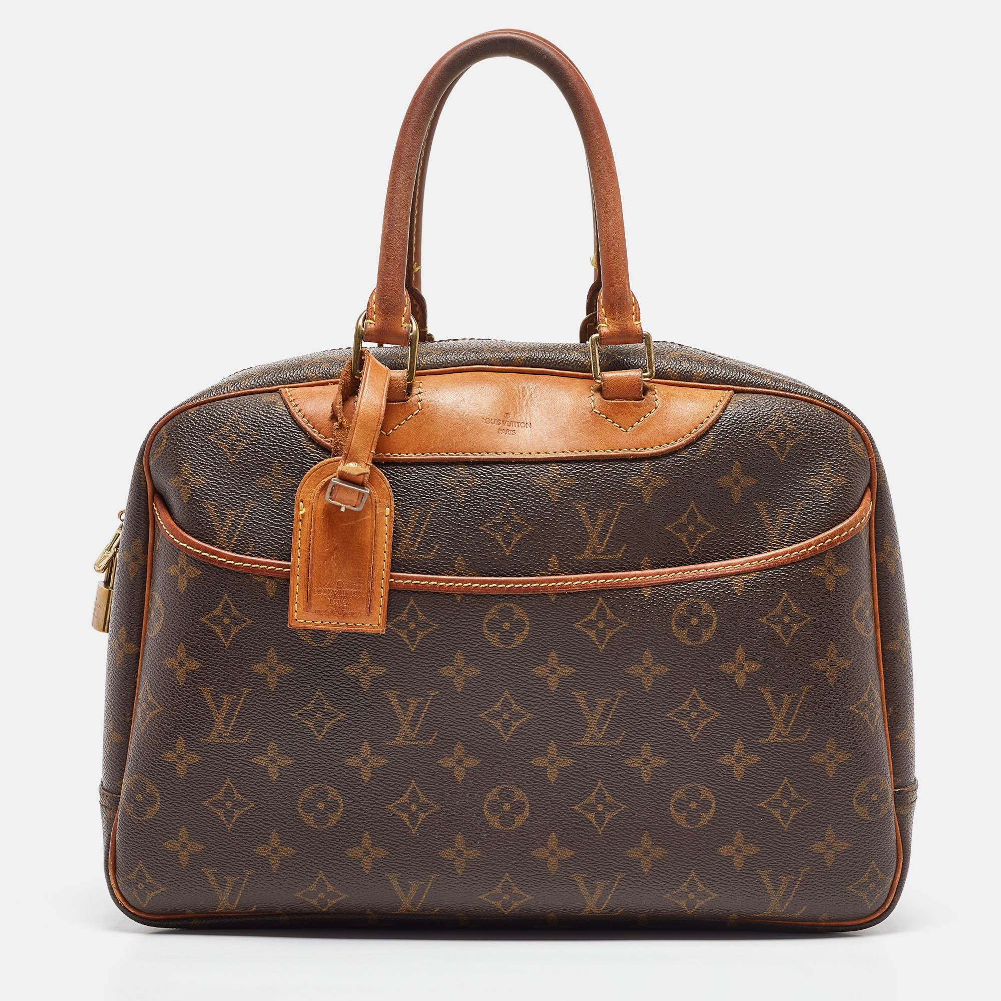 

Louis Vuitton Monogram Canvas Deauville Bag, Brown