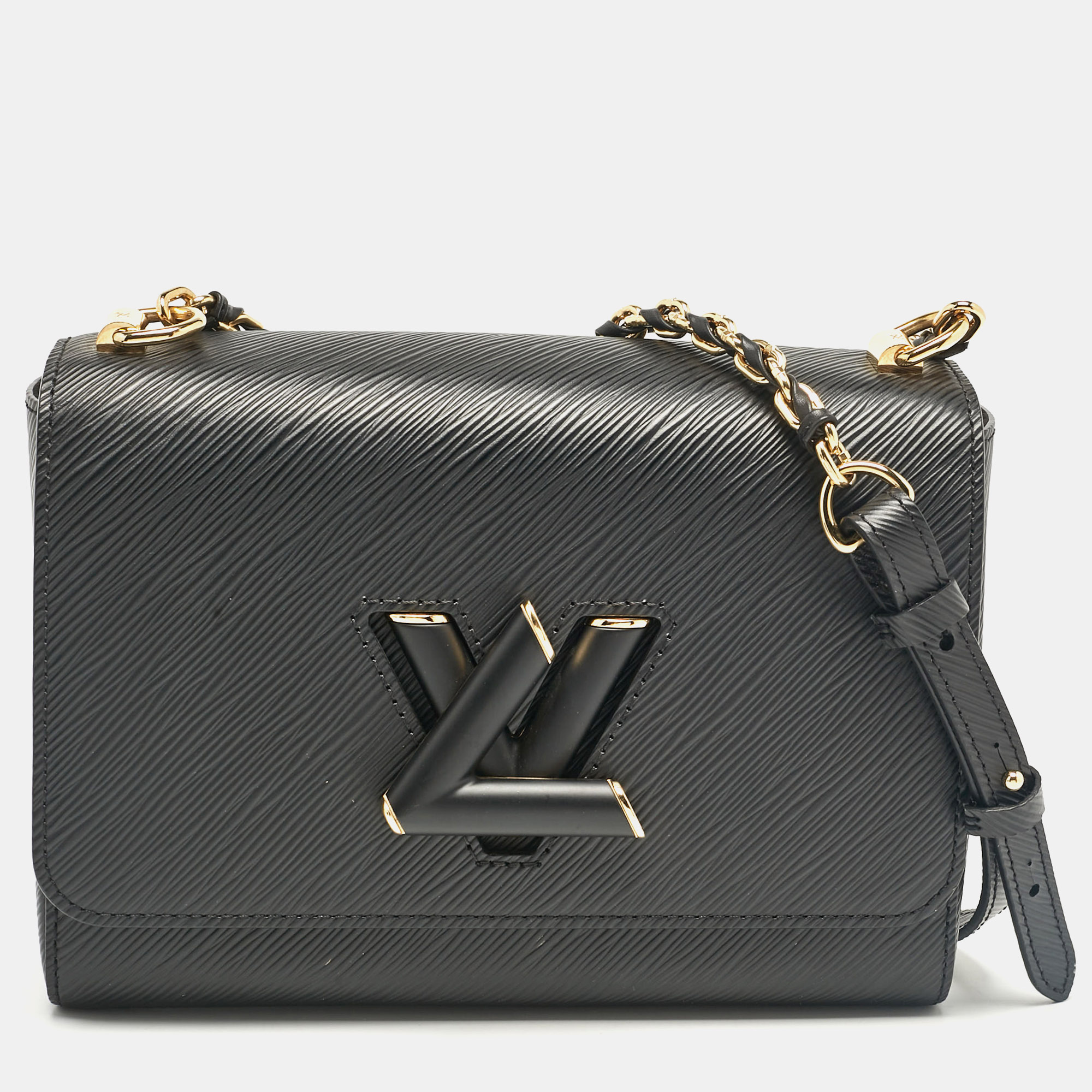 

Louis Vuitton Black Epi Leather Twist MM Bag