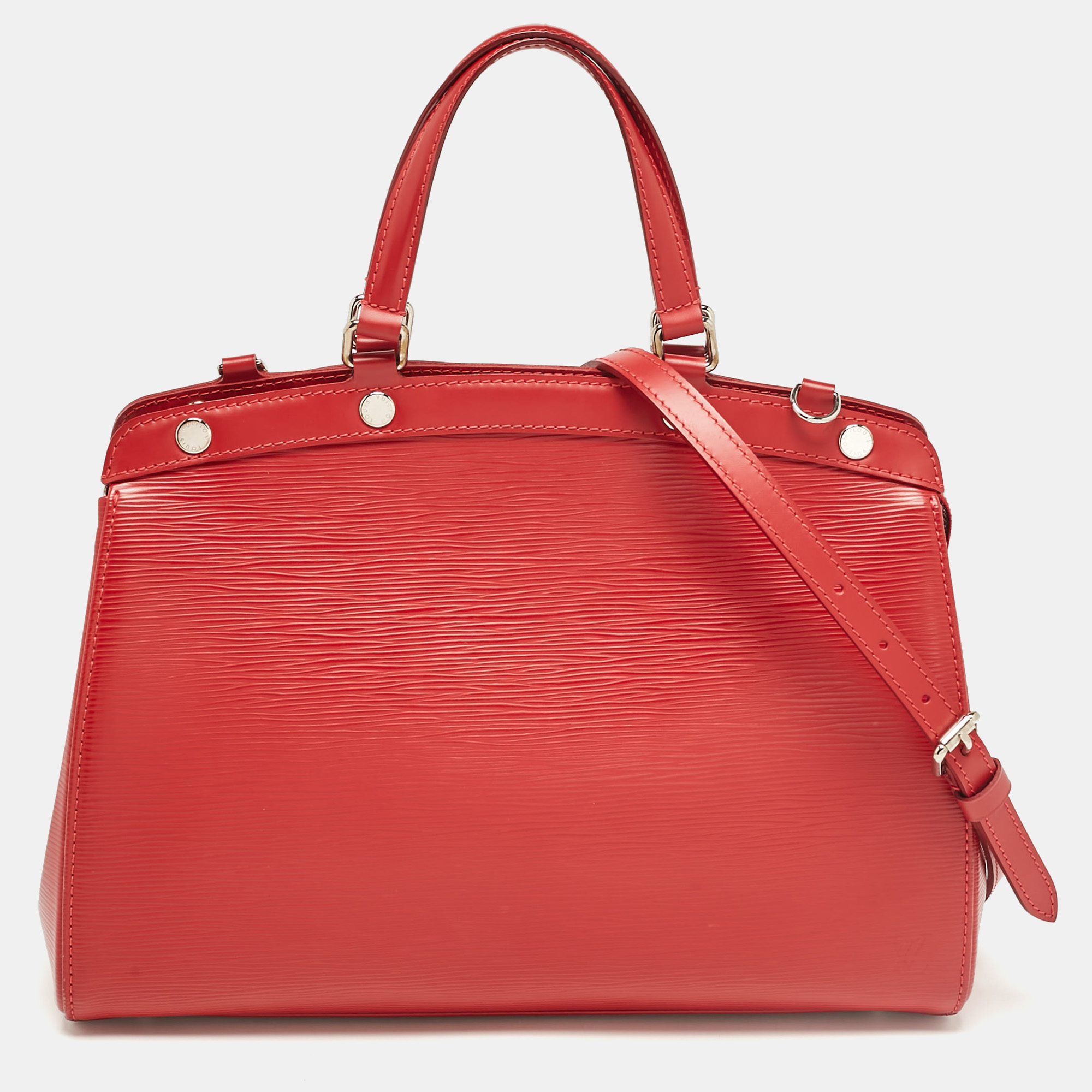 

Louis Vuitton Carmin Epi Leather Brea MM Bag, Red