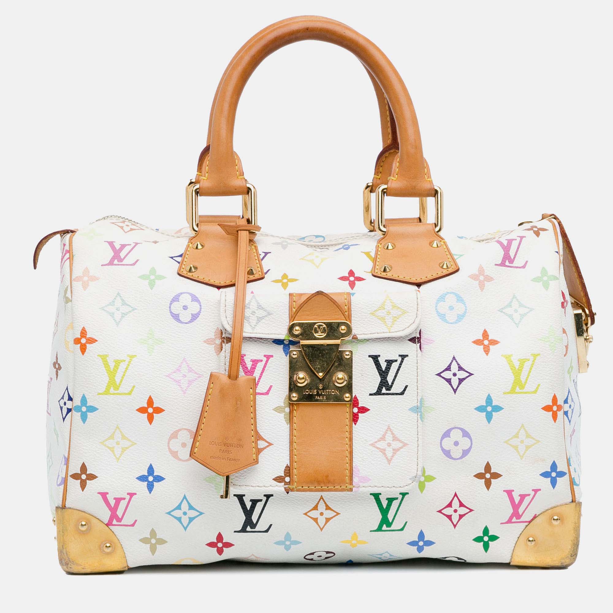 

Louis Vuitton Monogram Multicolore Speedy 30, White