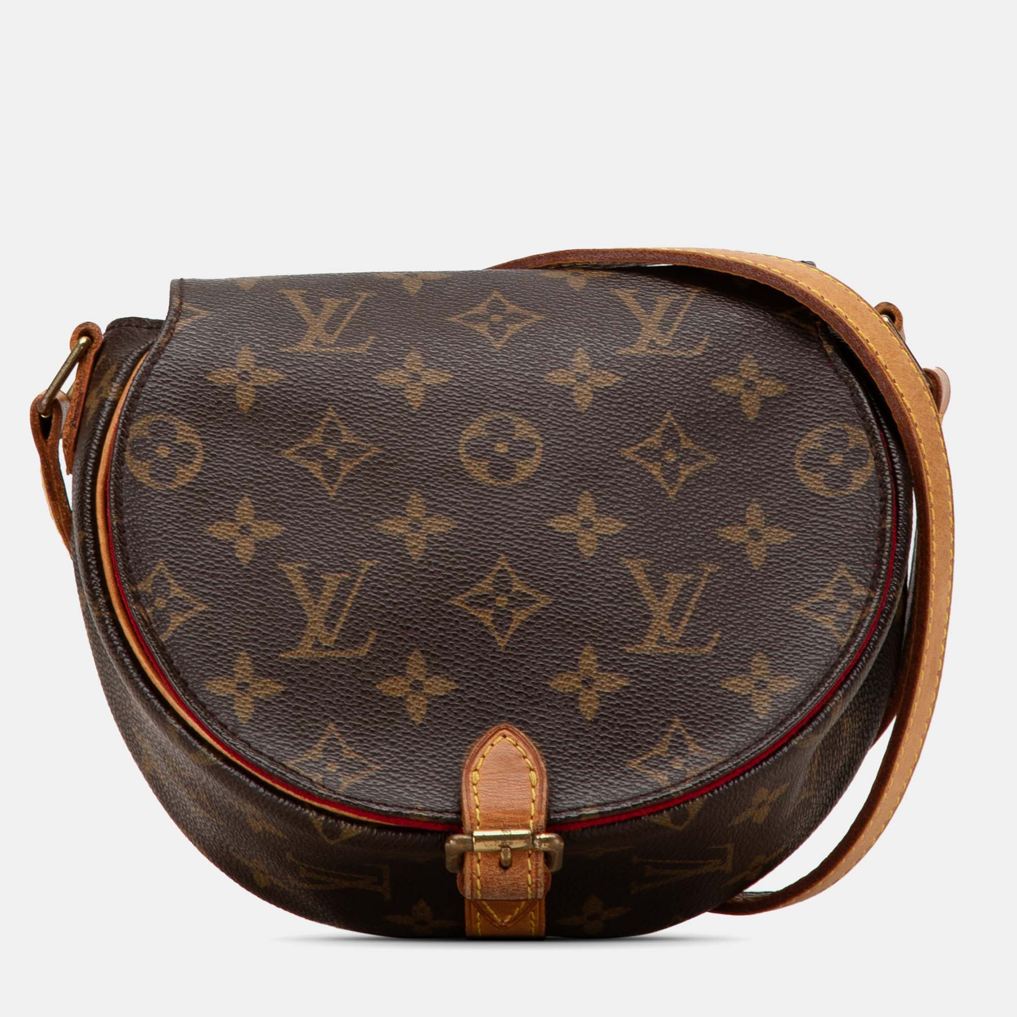 

Louis Vuitton Brown Monogram Canvas Sac Tambourine Shoulder Bag