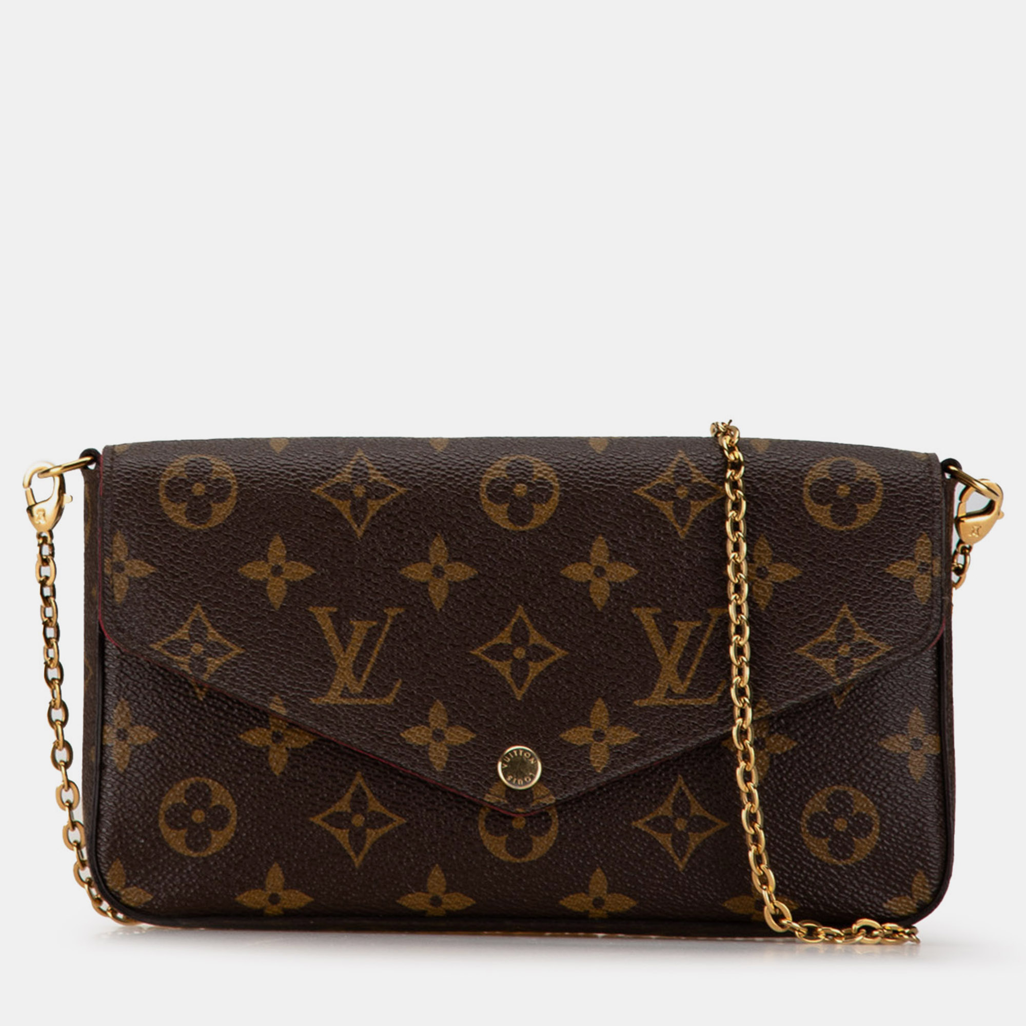 

Louis Vuitton Monogram Pochette Felicie, Brown