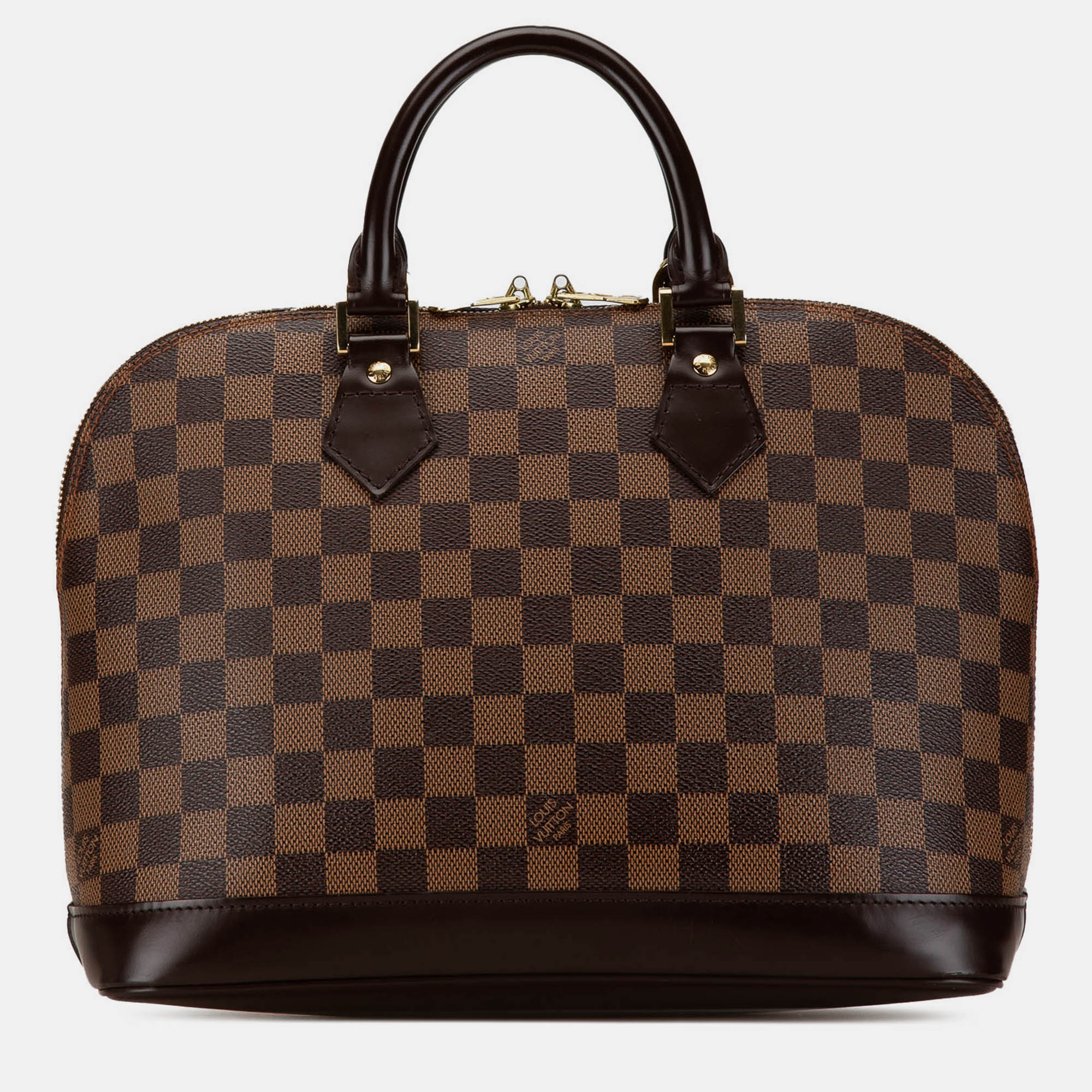 

Louis Vuitton Damiere Ebene Alma PM Bag, Brown