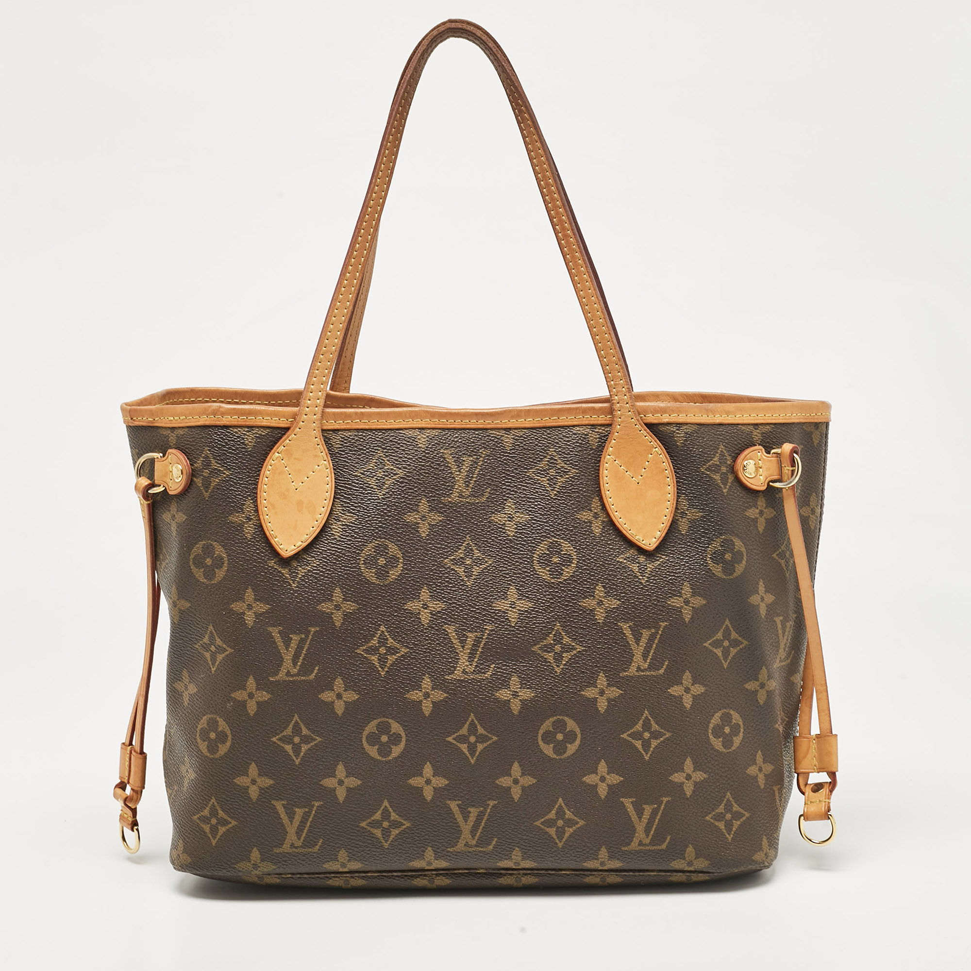 

Louis Vuitton Monogram Canvas Neverfull PM Bag, Brown