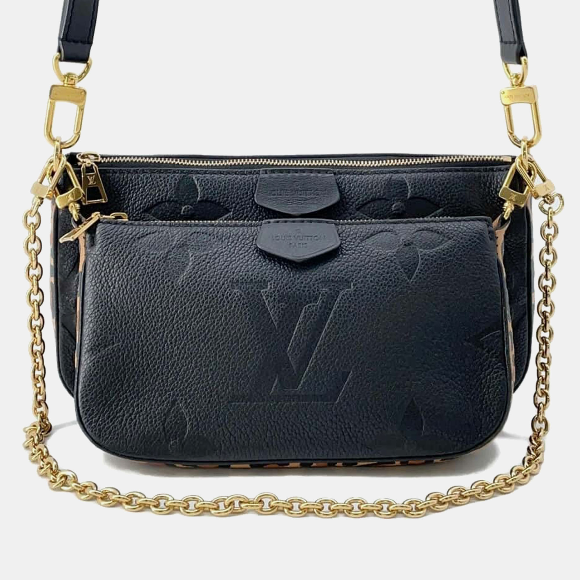 

Louis Vuitton Black Monogram Empreinte Leather Multi-Pochette Accessories