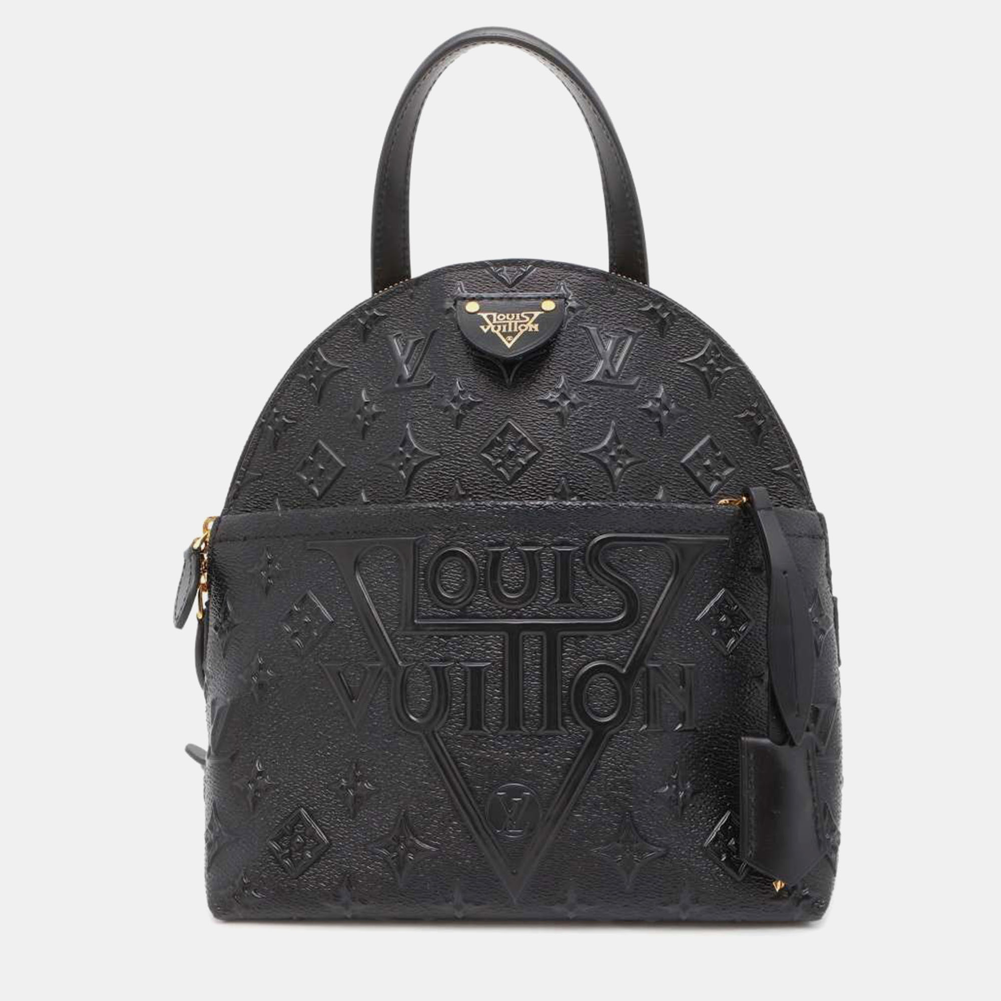 

Louis Vuitton Black Embossed Monogram Midnight Canvas Moon Backpack