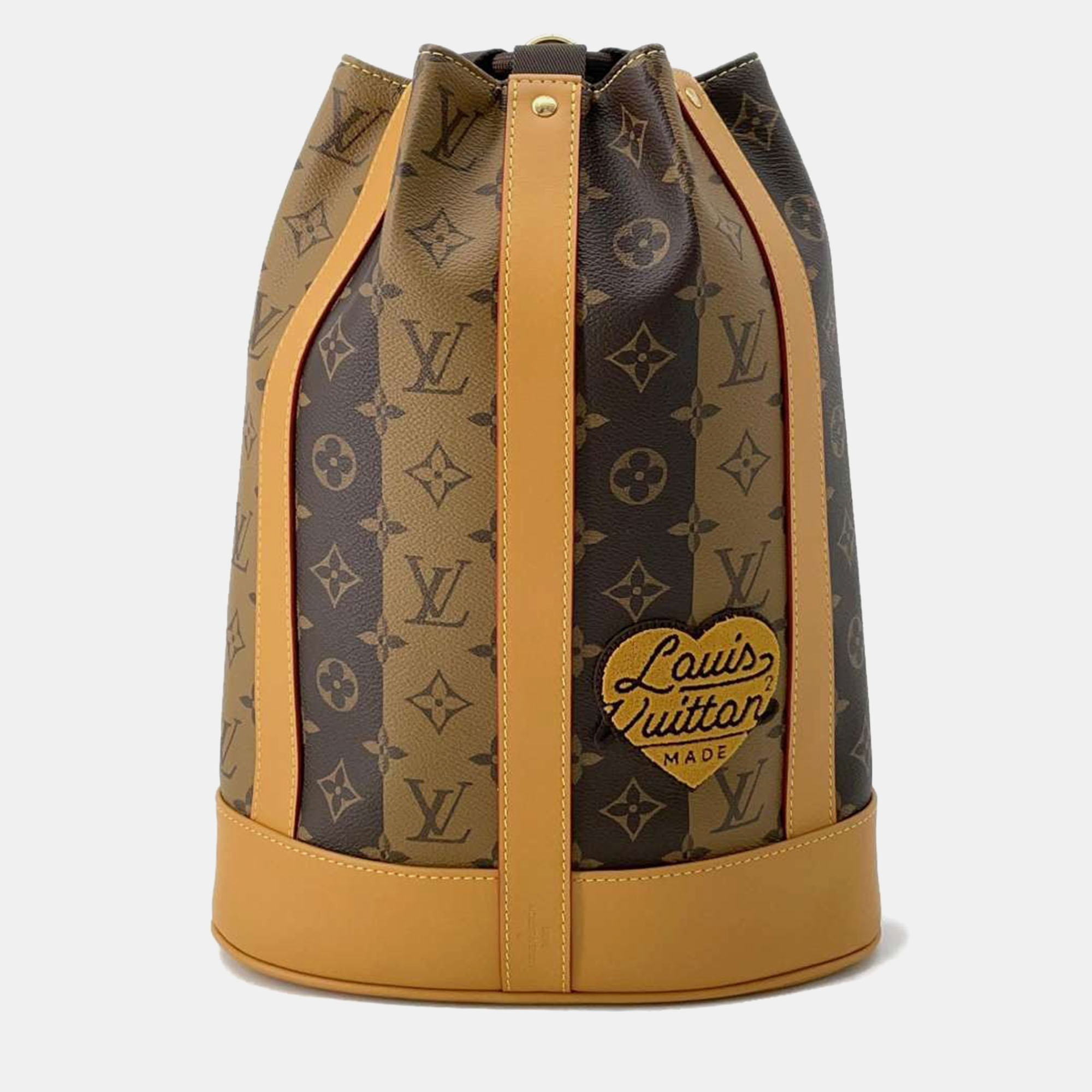 

Louis Vuitton x Nigo Brown Monogram Reverse Randonnee Backpack