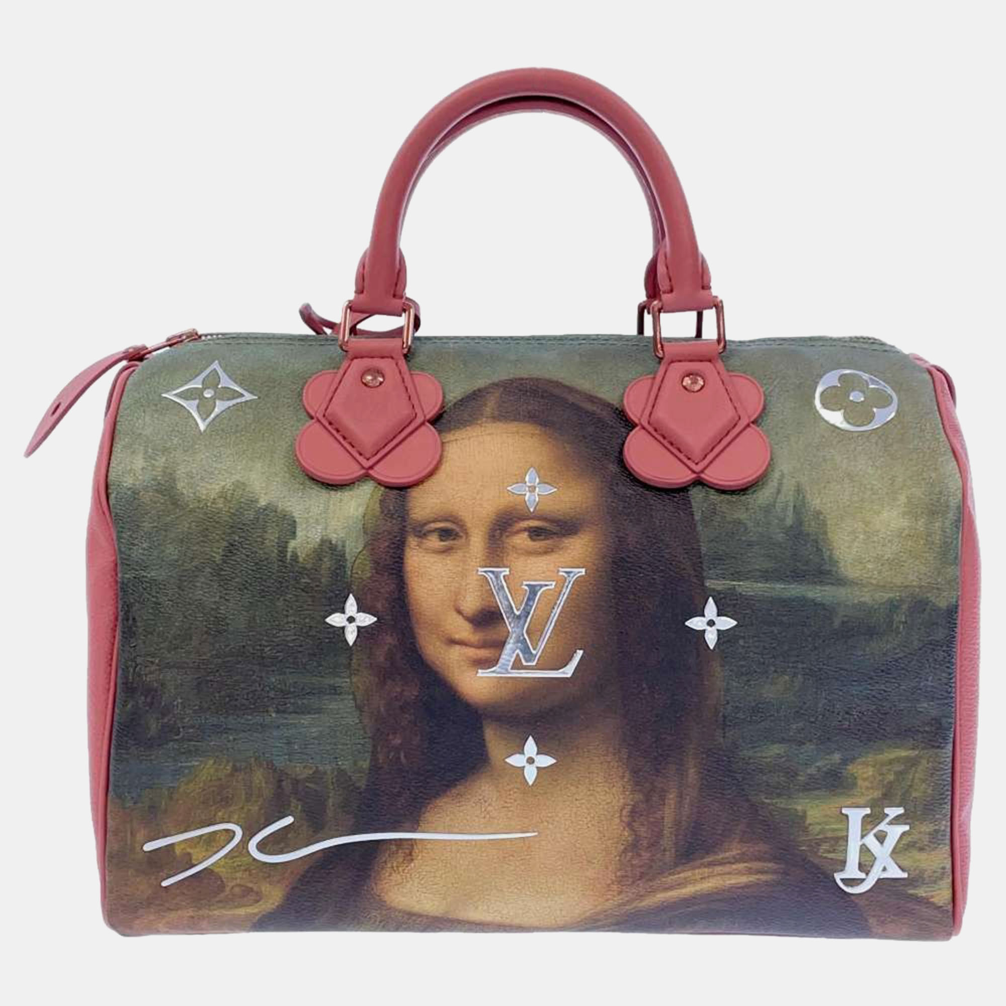 

Louis Vuitton Graphic Print Masters Collection Speedy 30 Leonardo Da Vinci Satchel Bag, Multicolor