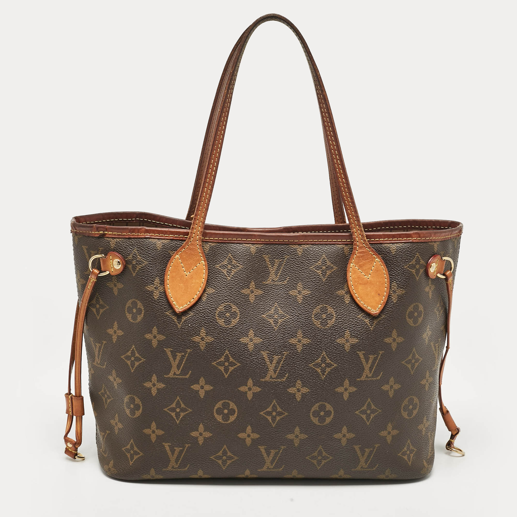 

Louis Vuitton Monogram Canvas Neverfull PM Bag, Brown