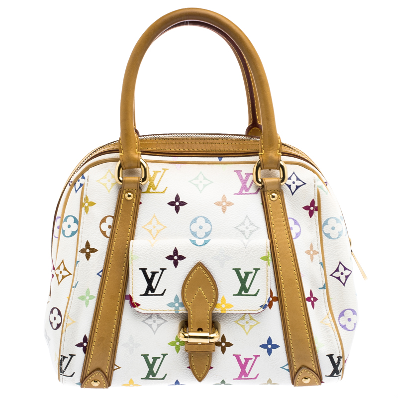 Louis Vuitton White Multicolore Monogram Canvas Priscilla Bag Louis Vuitton | TLC