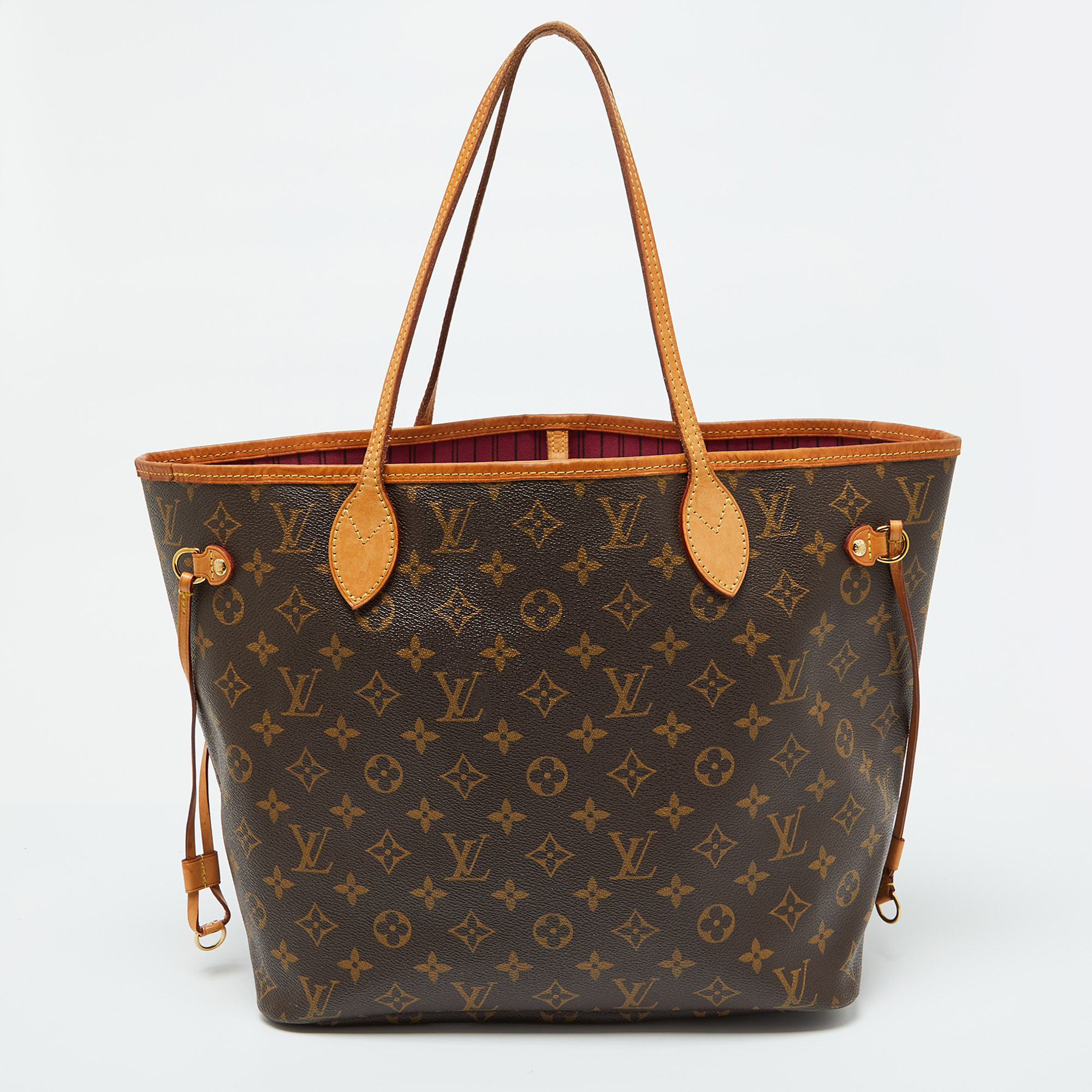 

Louis Vuitton Monogram Canvas Neverfull MM Bag, Brown