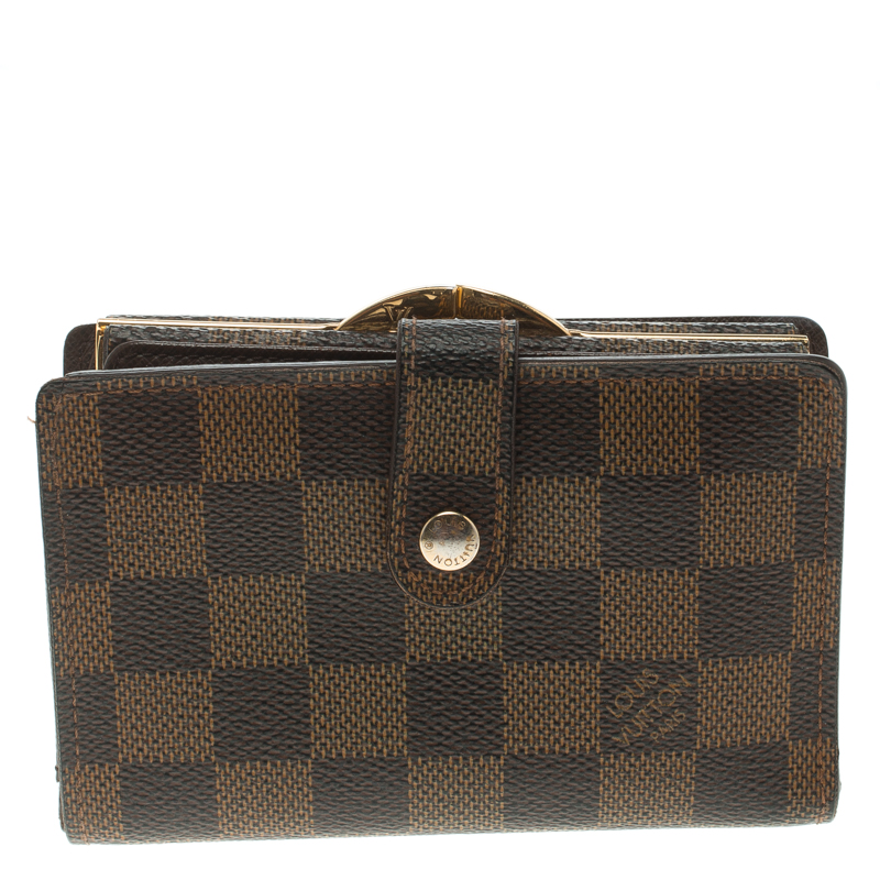 Louis Vuitton Monogram Canvas Port Feuille Vienoise French Purse Wallet