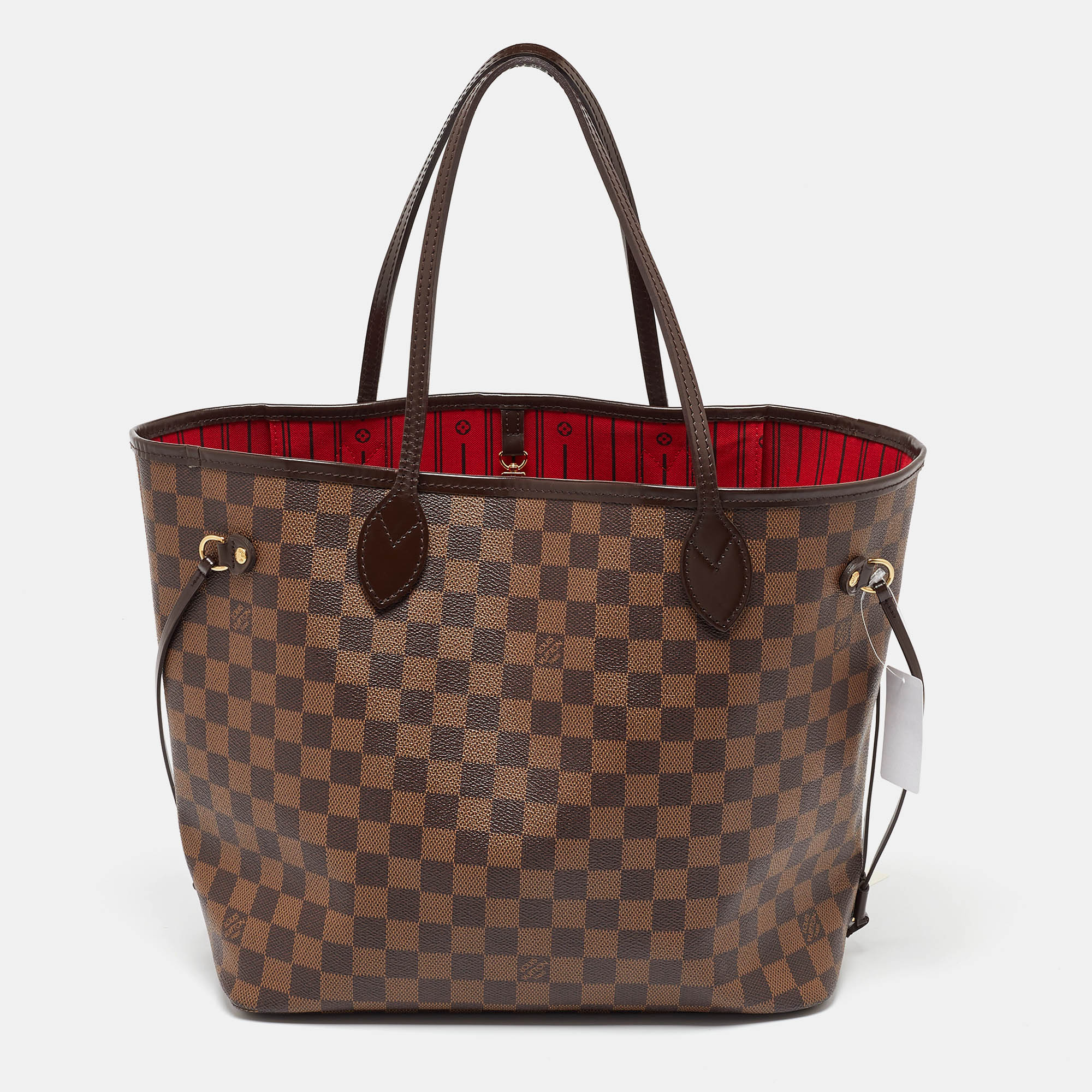 

Louis Vuitton Damier Ebene Canvas Neverfull MM Bag, Brown