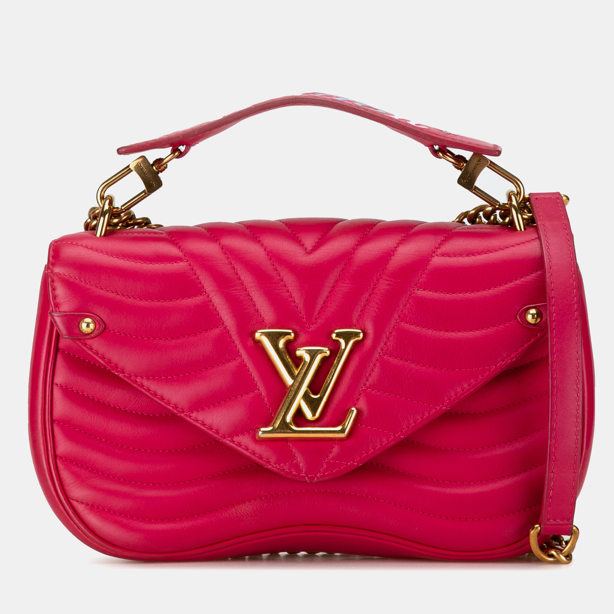 

Louis Vuitton Pink MM New Wave Chain Bag