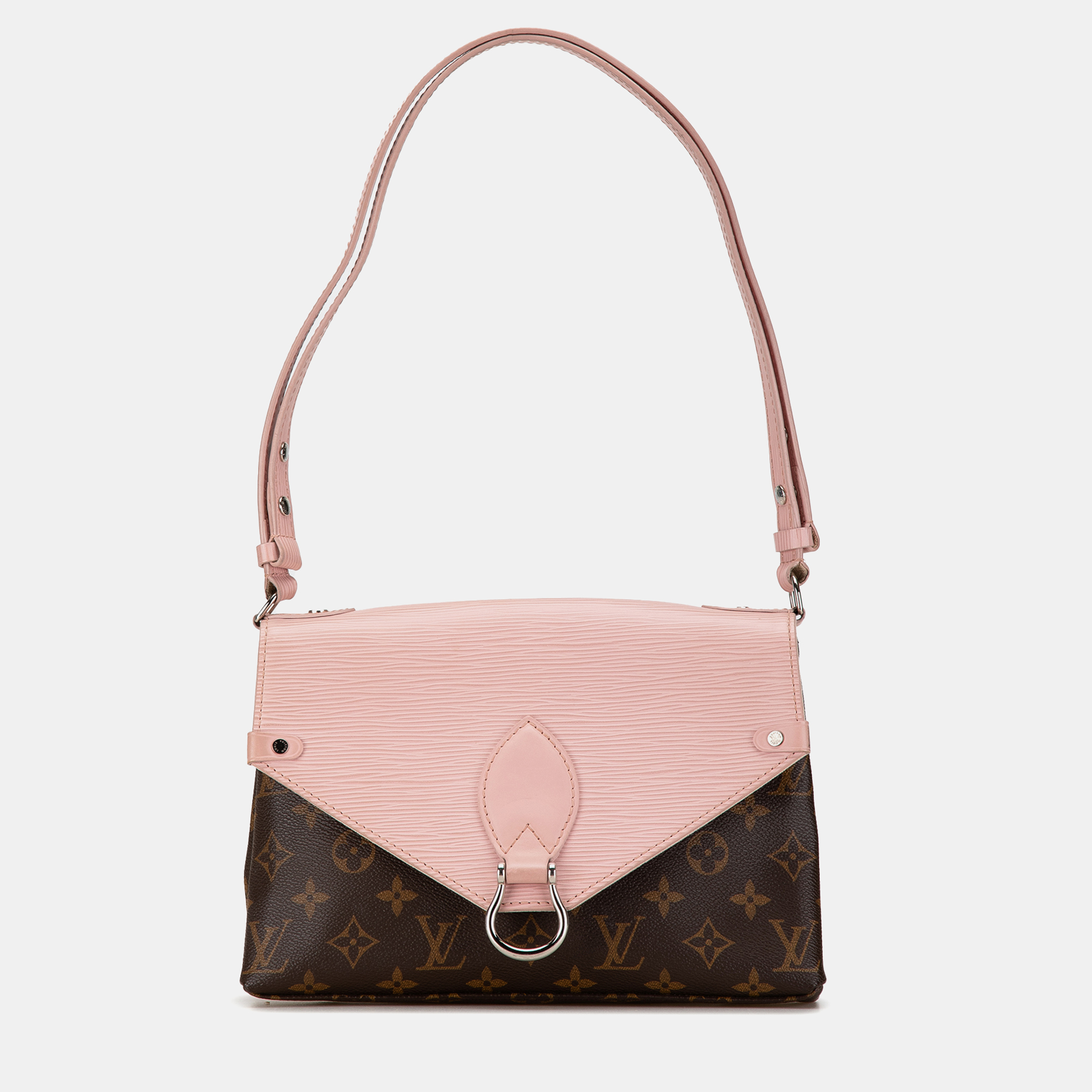 

Louis Vuitton Monogram Canvas Epi Saint-Michel Handbag, Pink