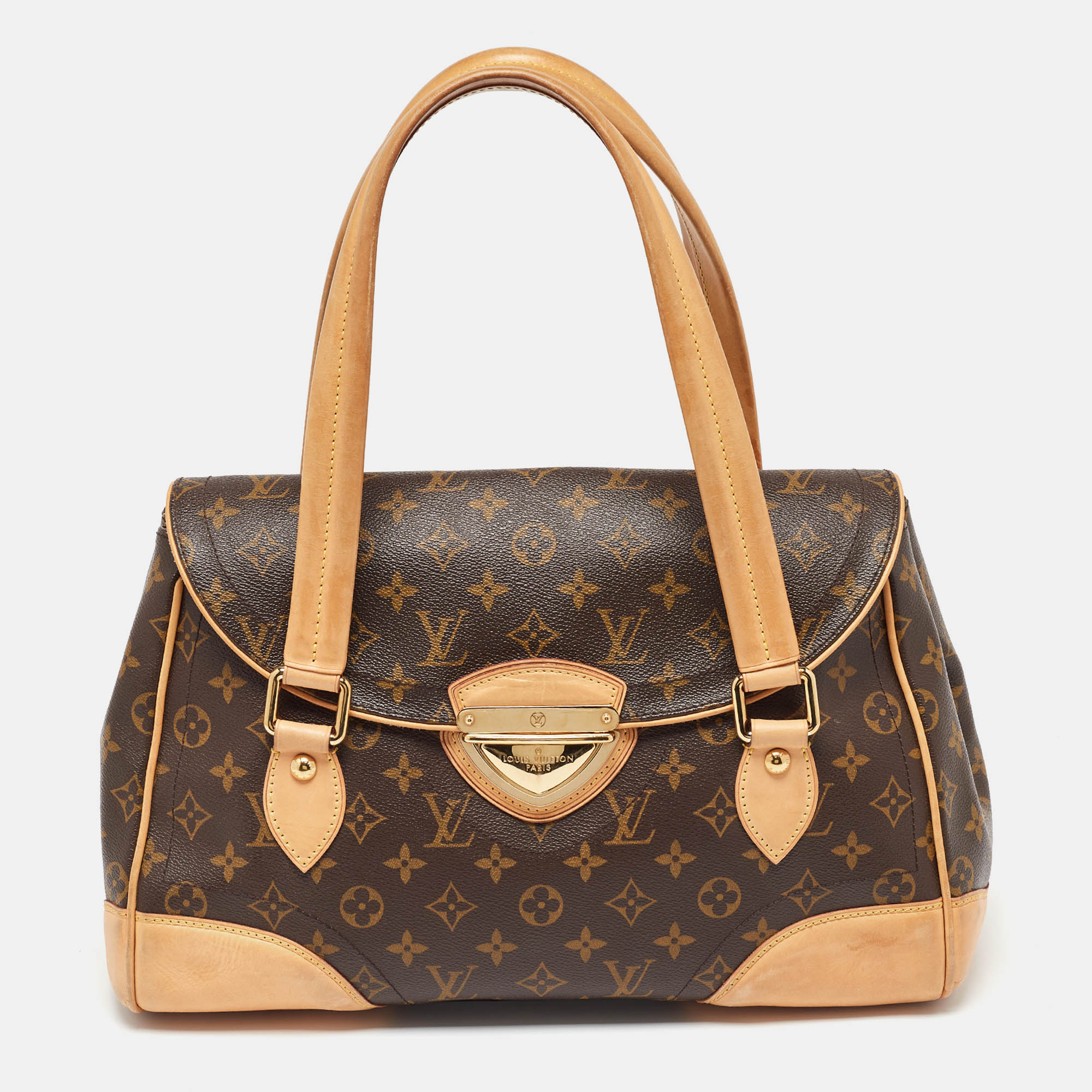 

Louis Vuitton Monogram Canvas Beverly GM Bag, Brown