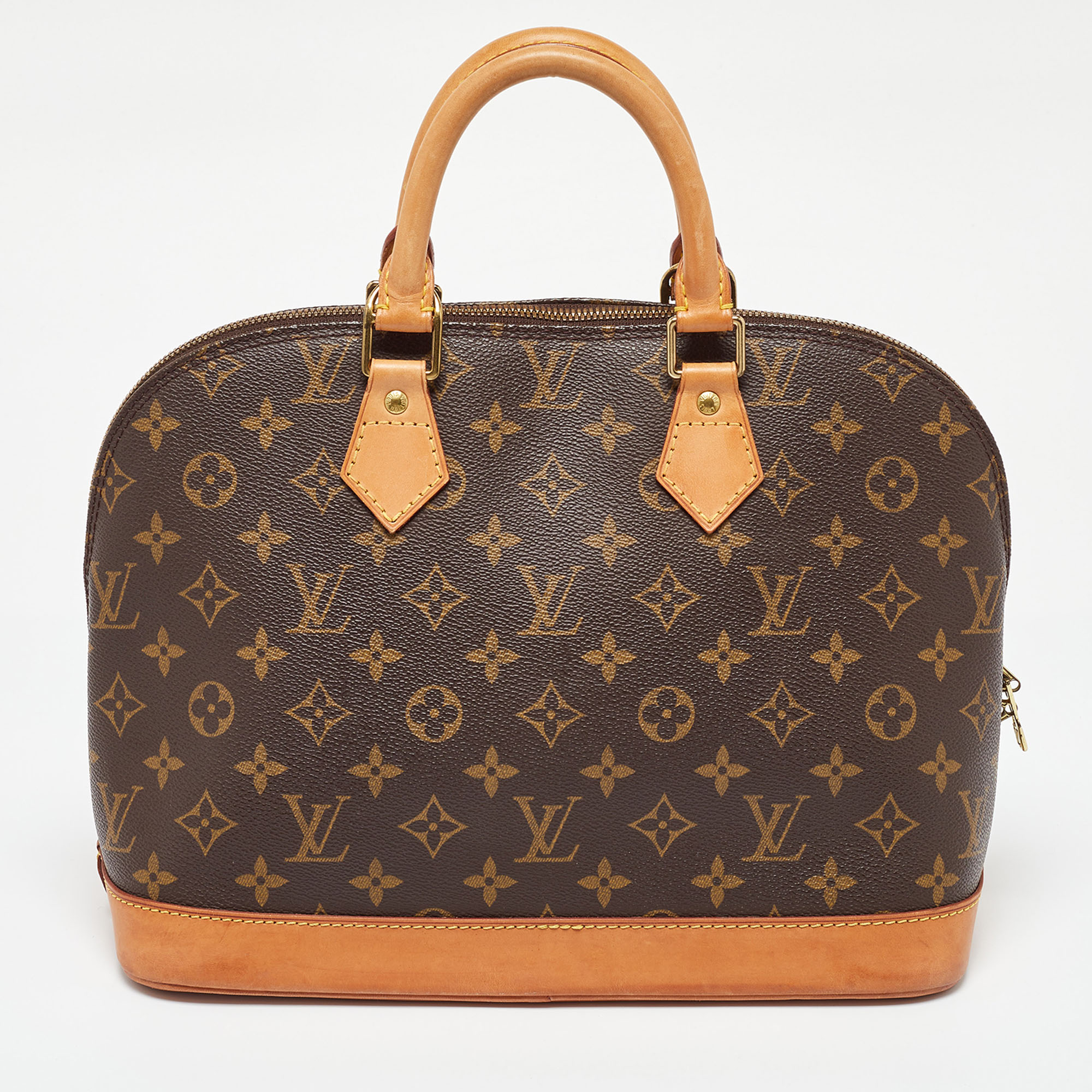 

Louis Vuitton Monogram Canvas Alma PM Bag, Brown