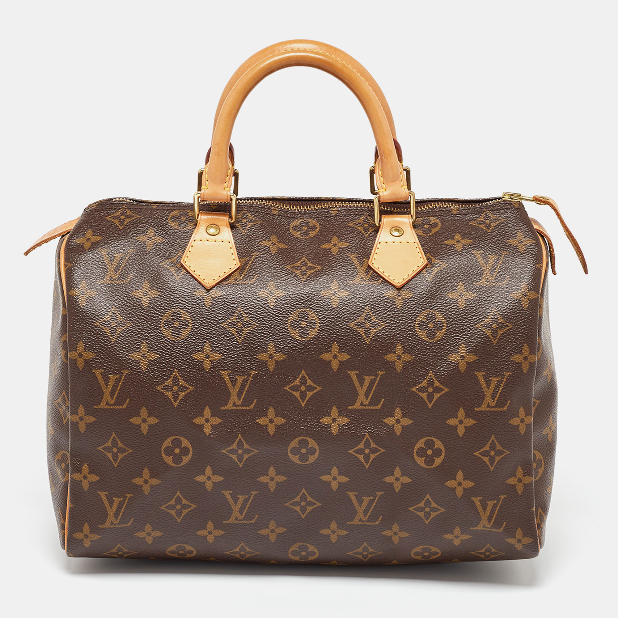 

Louis Vuitton Monogram Canvas Speedy 30 Bag, Brown