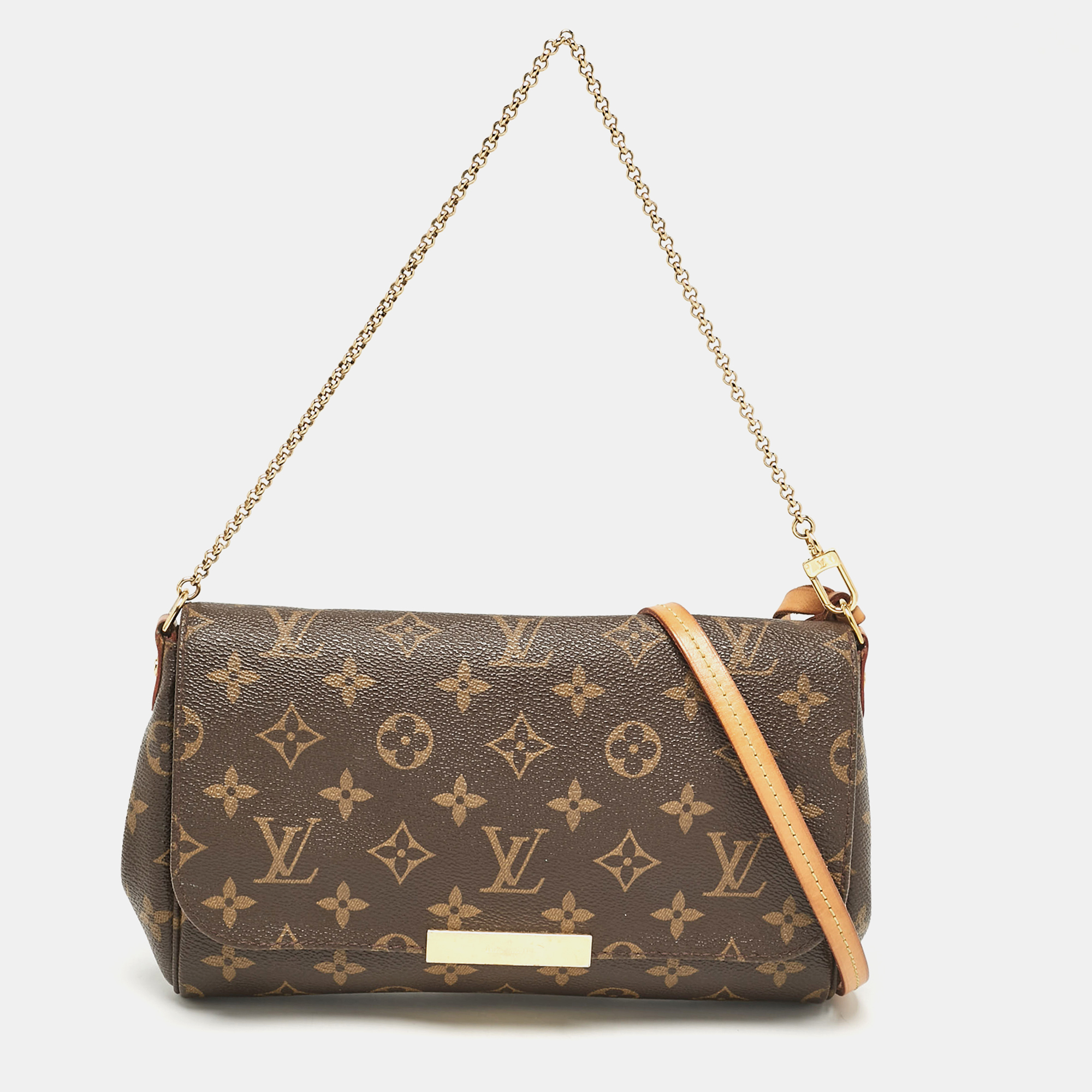 

Louis Vuitton Monogram Canvas Favorite MM Bag, Brown