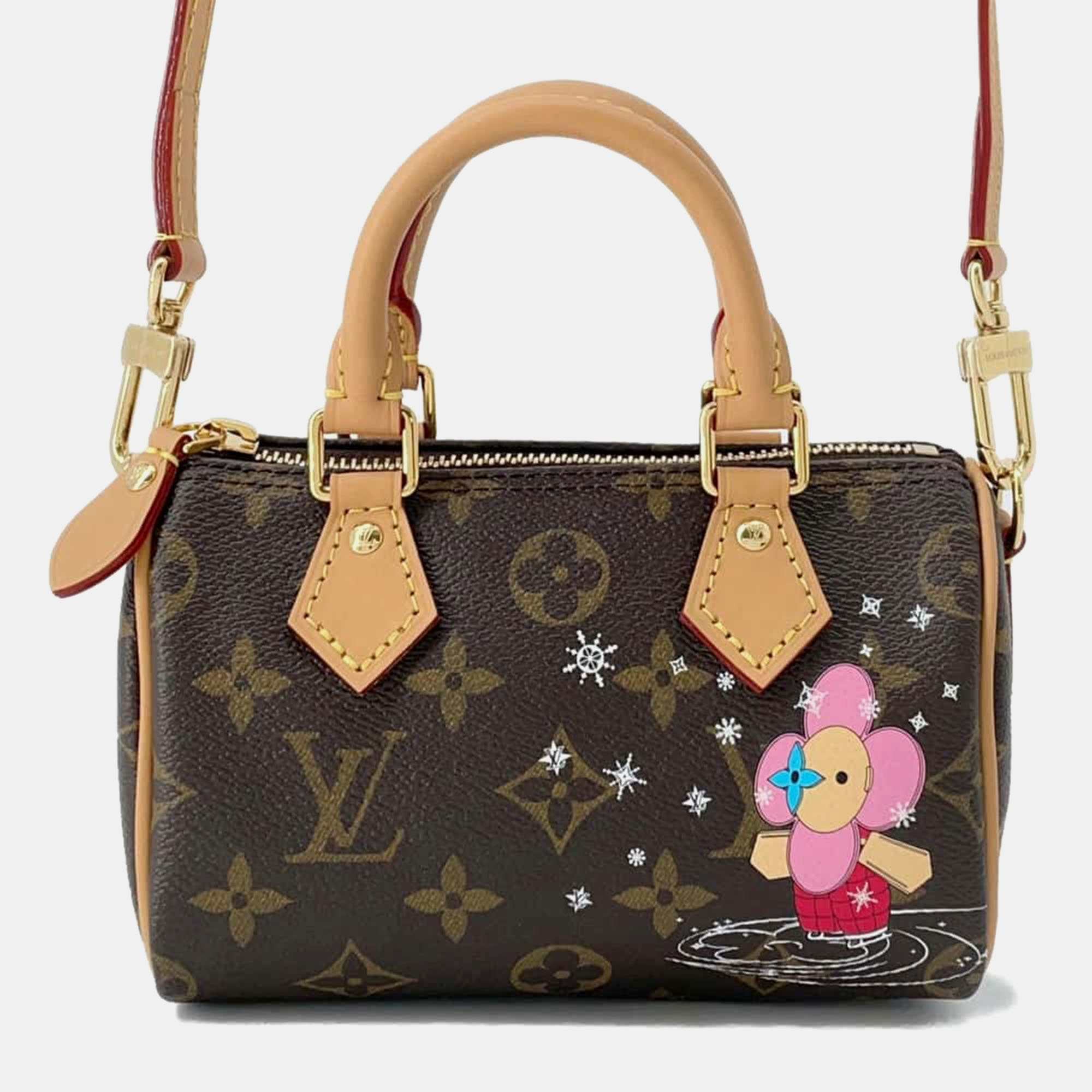 

Louis Vuitton Nano Speedy Rose Monogram Vivienne Nano Size Bag, Brown