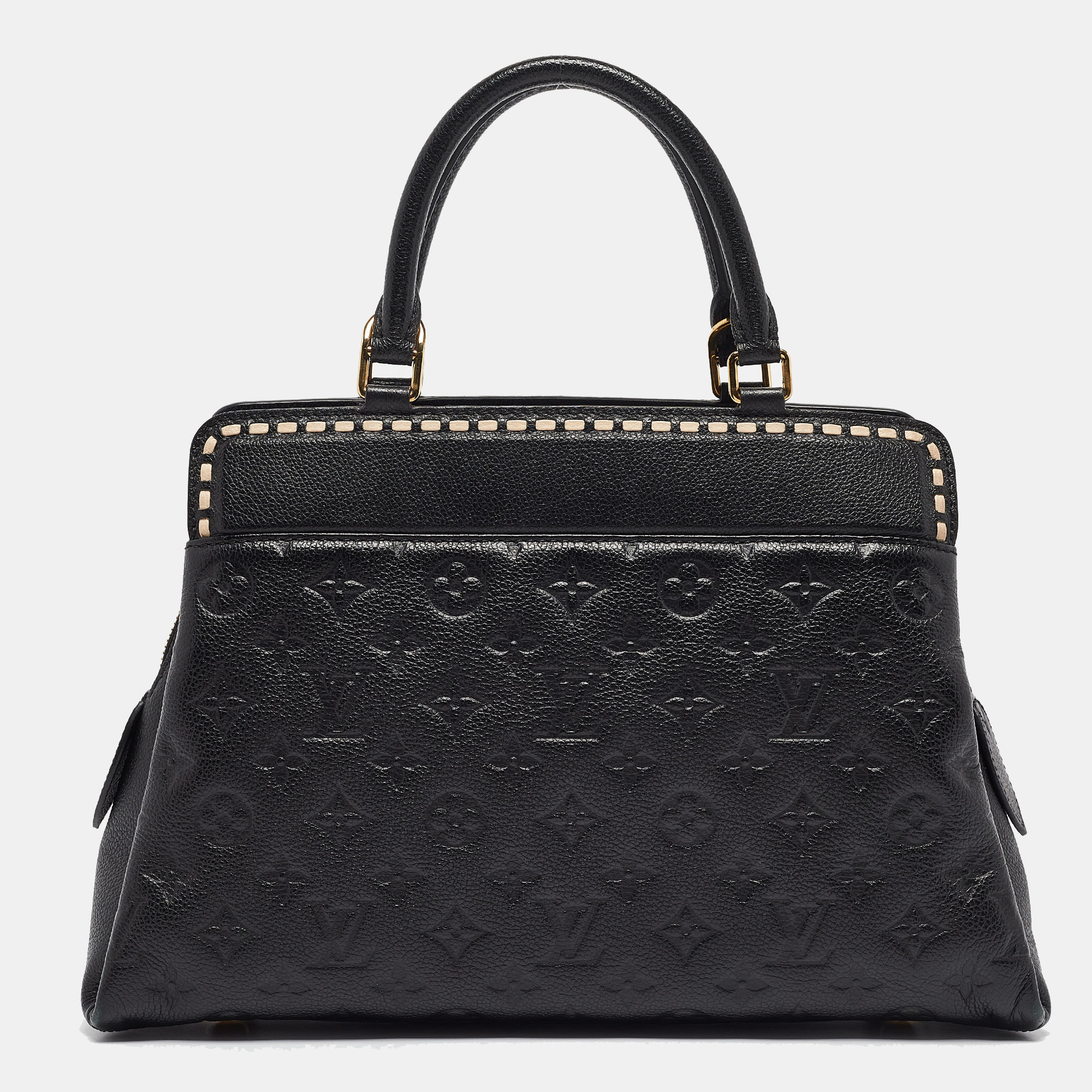 

Louis Vuitton Black Monogram Empreinte Leather Vosges MM Bag