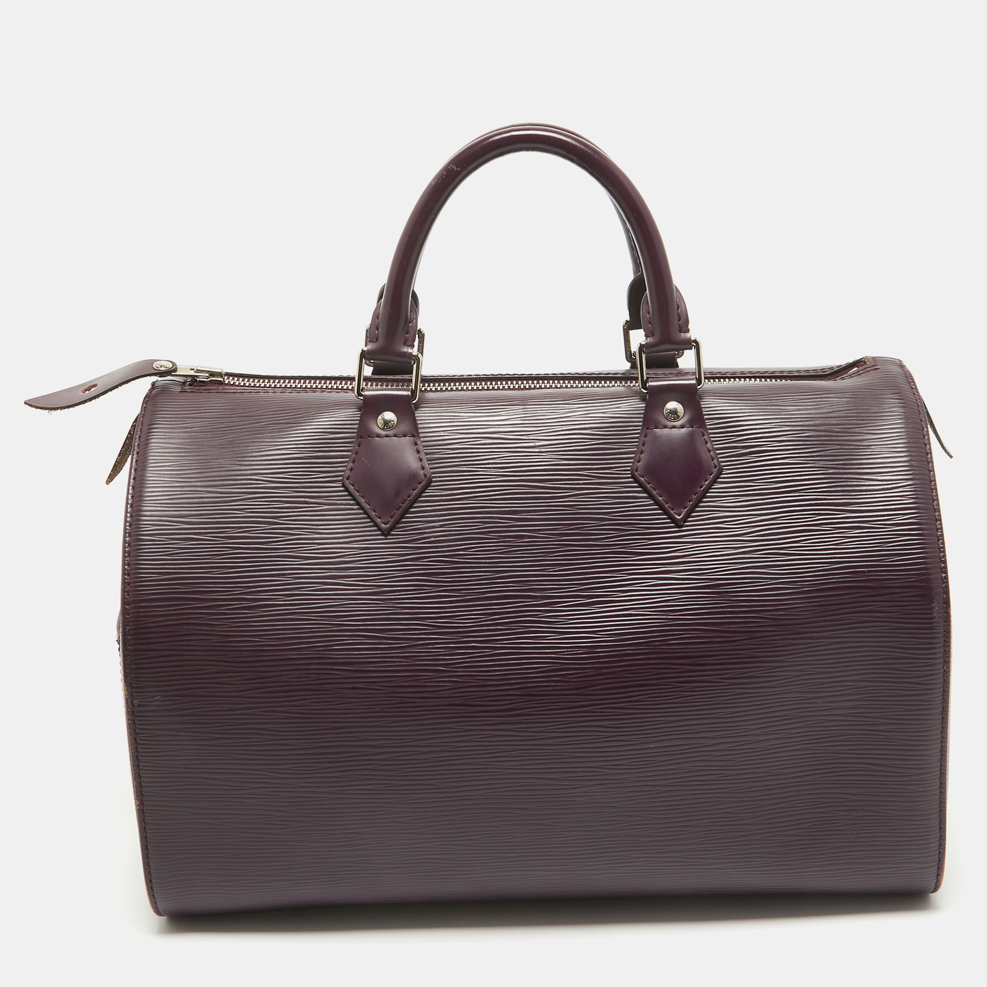 

Louis Vuitton Cassis Epi Leather Speedy 30 Bag, Purple