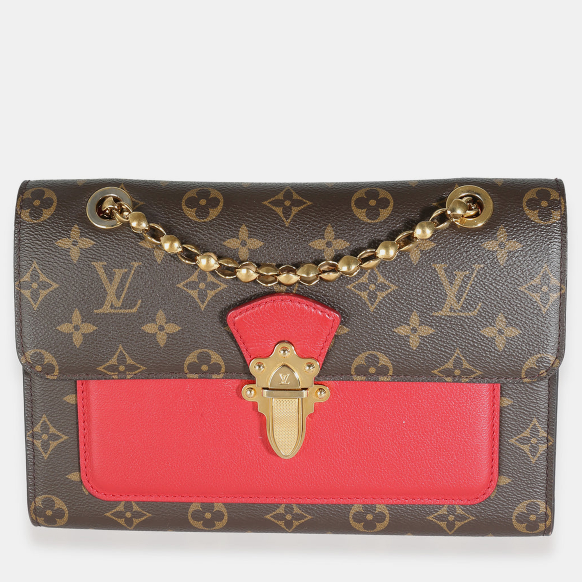 

Louis Vuitton Cherry Monogram Canvas Victoire Bag, Brown