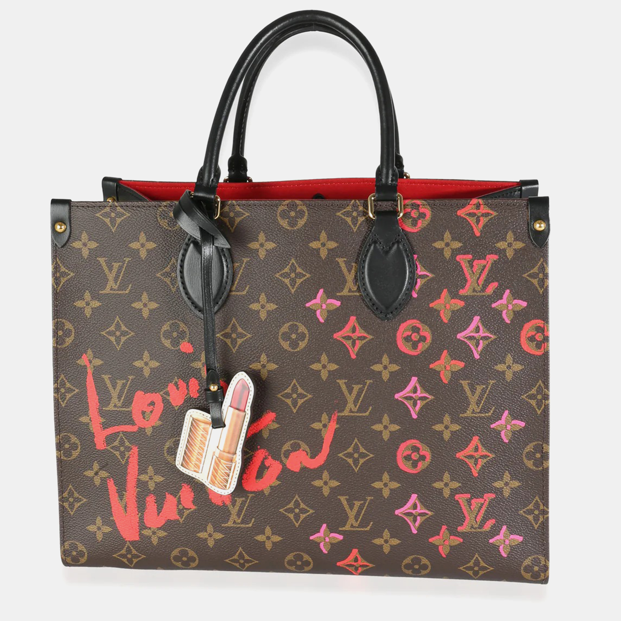 

Louis Vuitton Fall In Love Monogram Canvas Onthego MM Bag, Brown