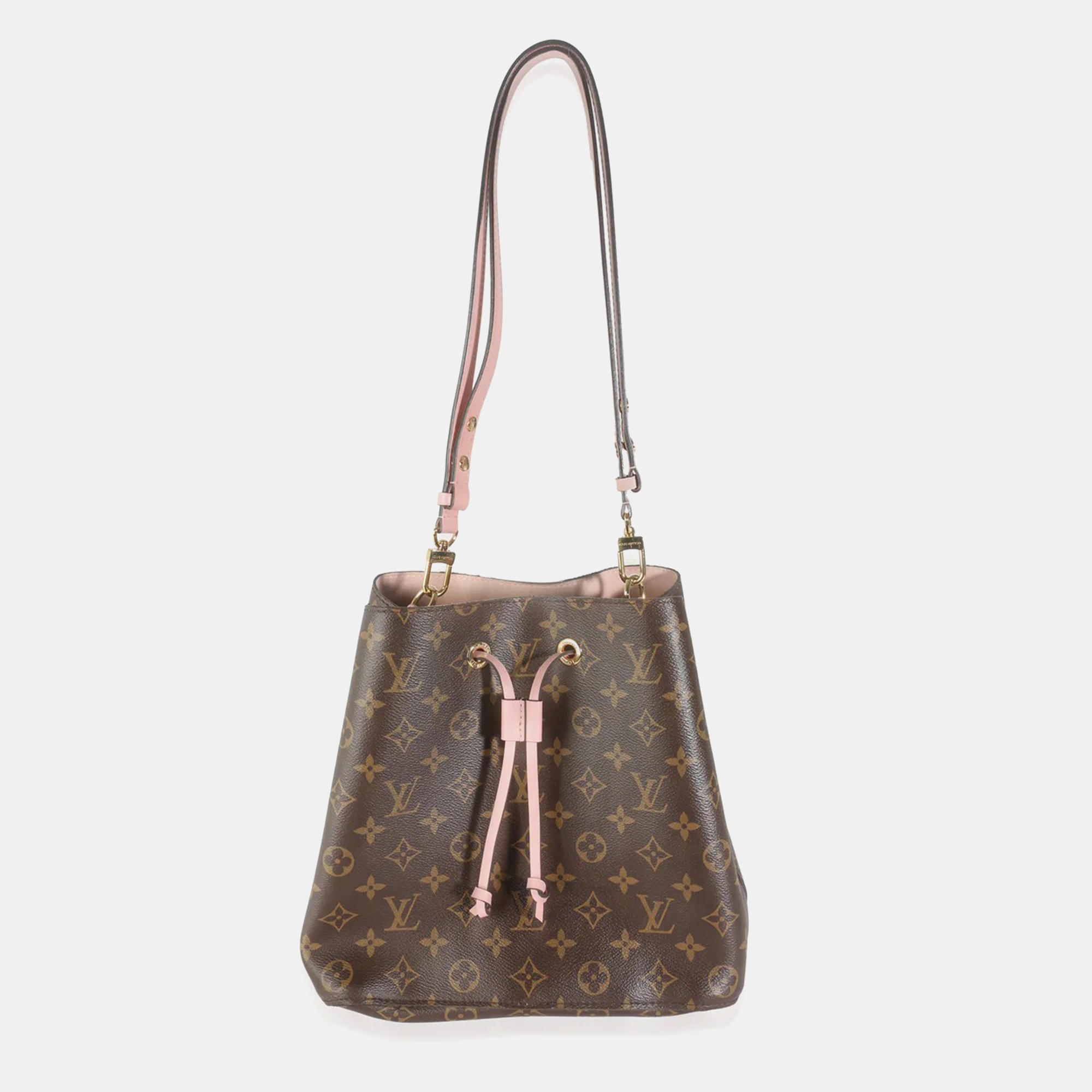 

Louis Vuitton Rose Poudre Monogram Canvas Neonoe MM Bag, Brown