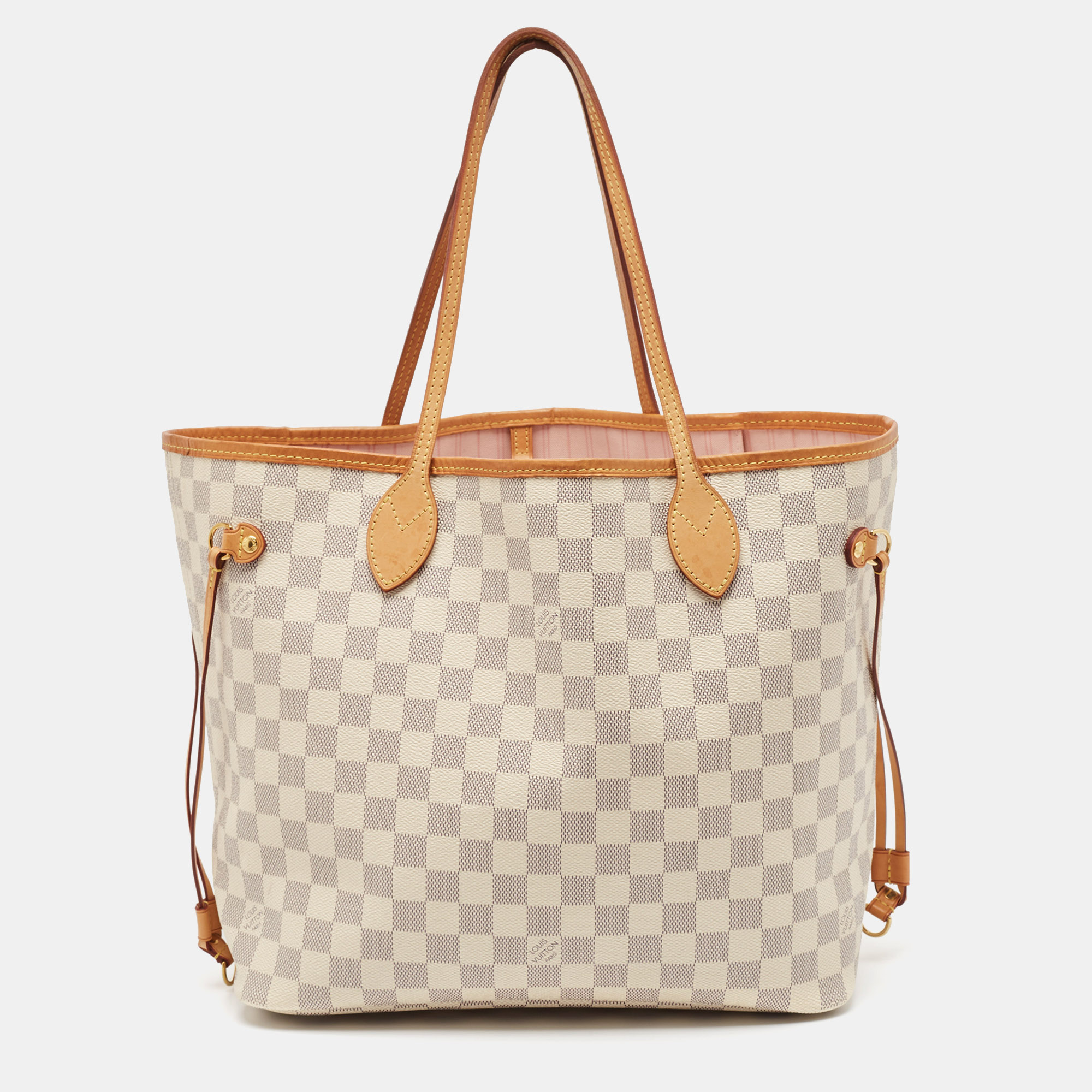 

Louis Vuitton Damier Azur Canvas Neverfull MM Bag, Grey