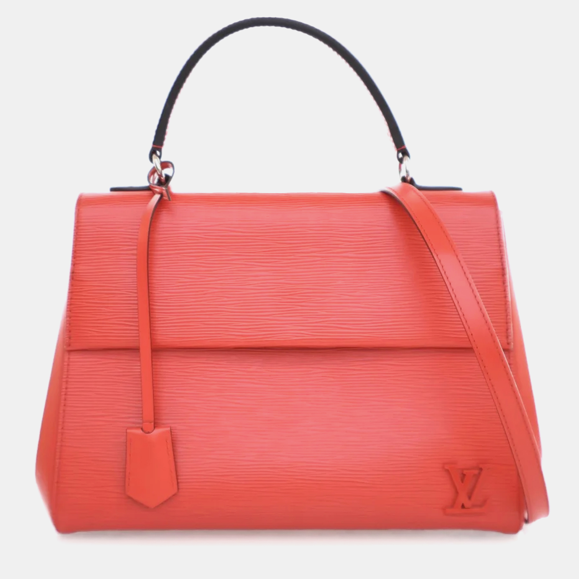 

Louis Vuitton Peach Epi Leather Cluny MM Bag, Red