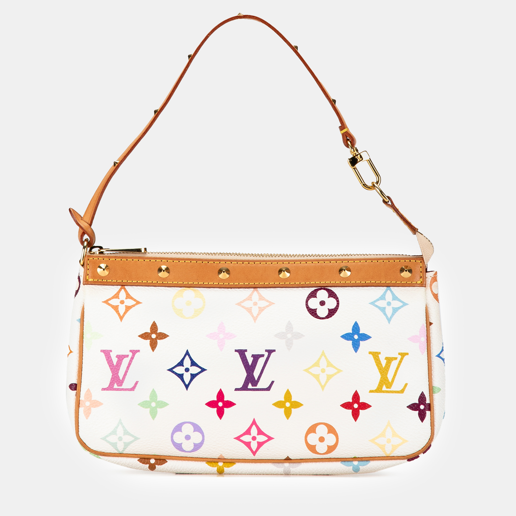 

Louis Vuitton Monogram Multicolore Pochette Accessoires, White