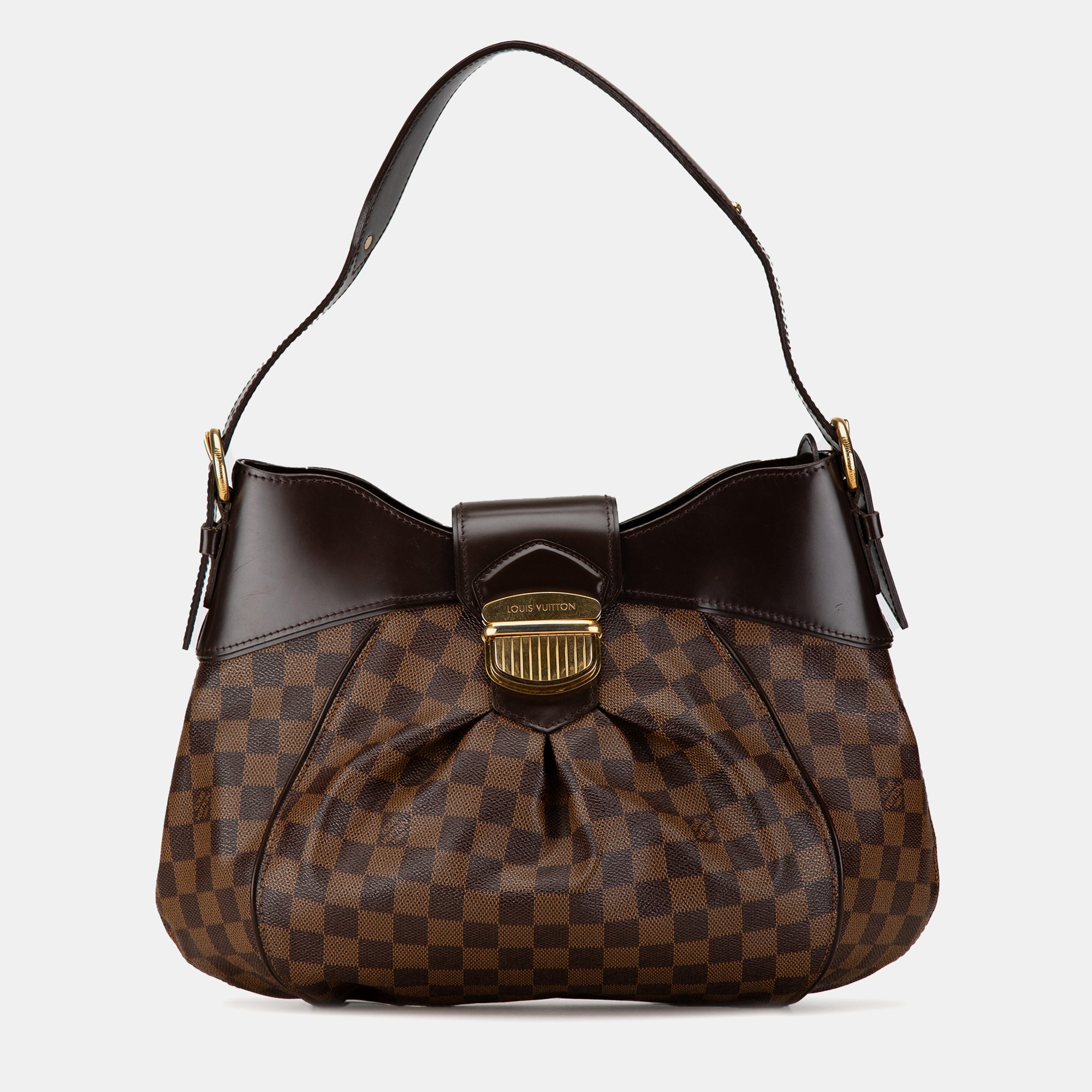 

Louis Vuitton Brown Damier Ebene Sistina PM Tote Bag